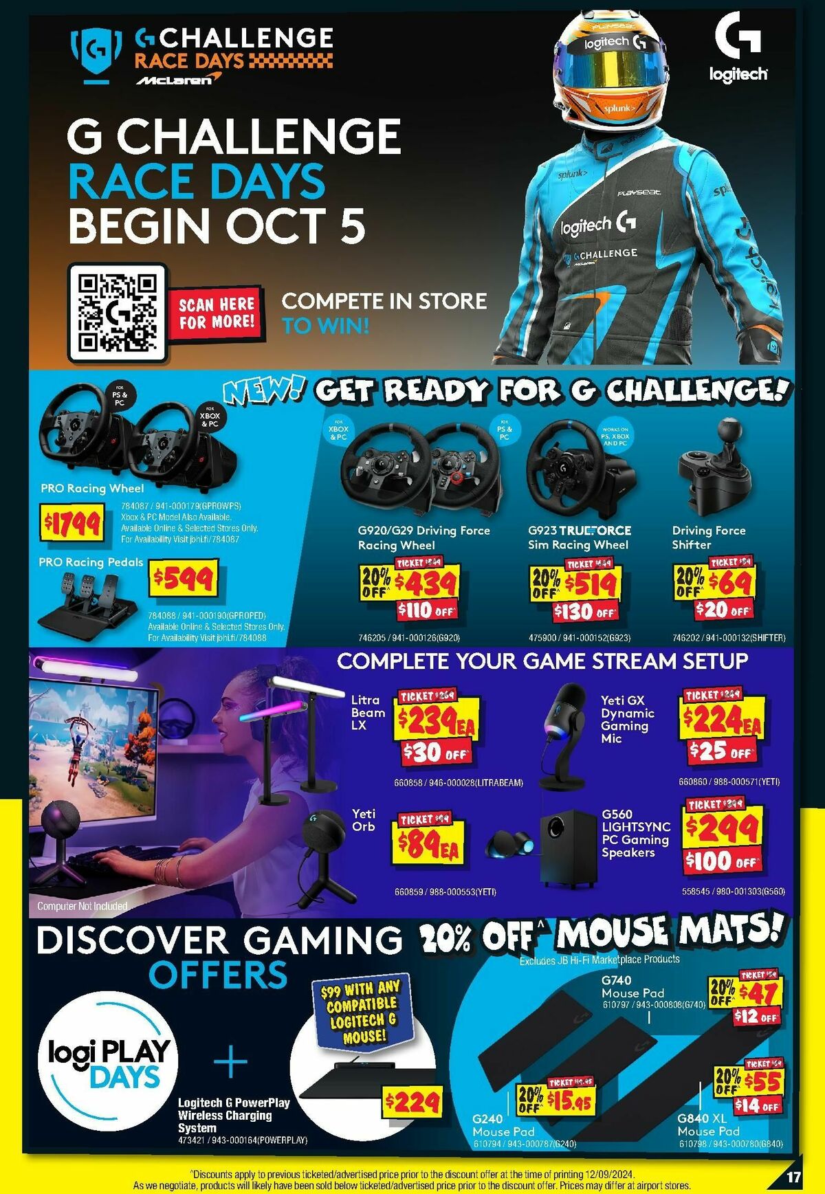 JB Hi-Fi Mega Gaming Sale Catalogues from 26 September