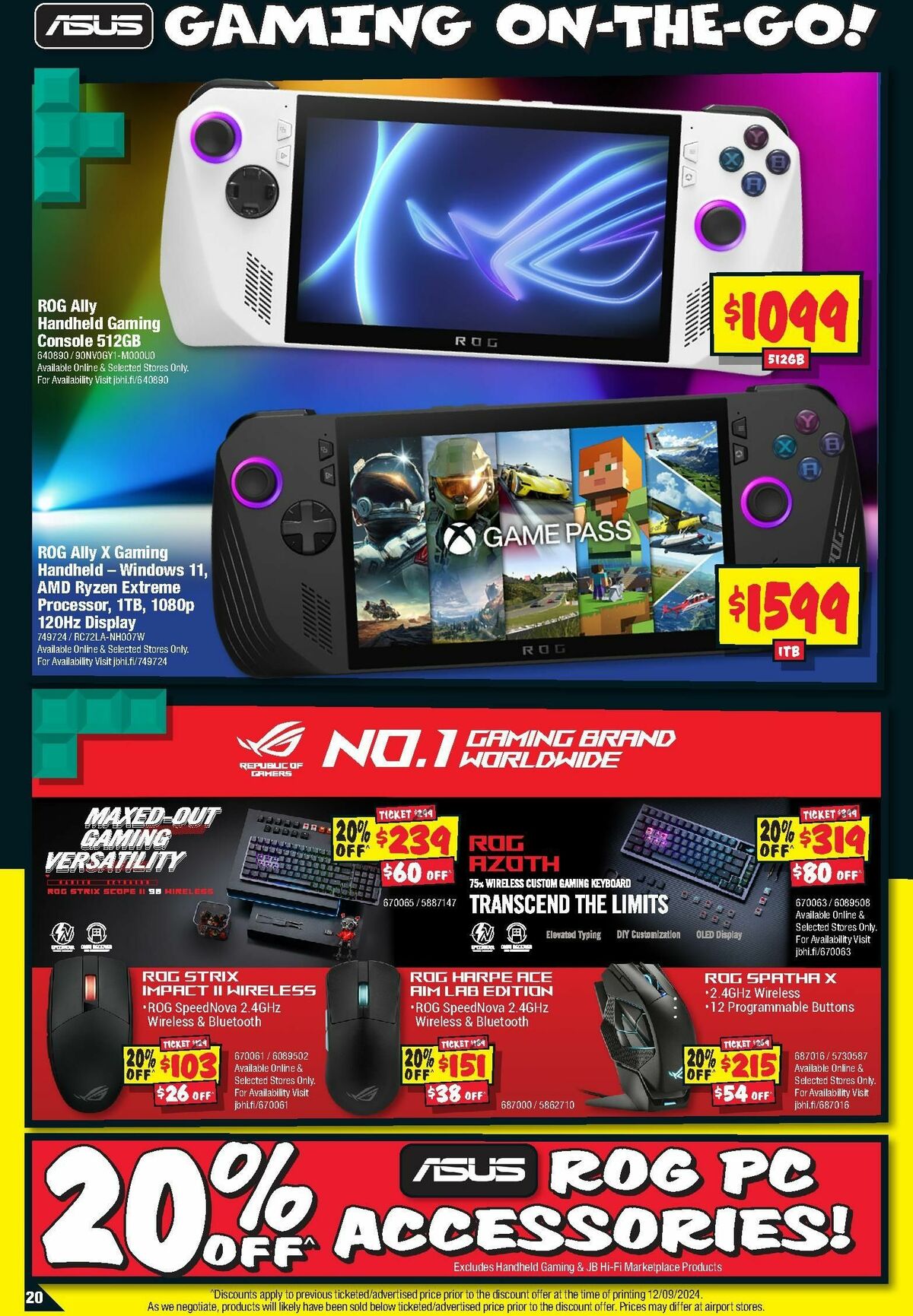 JB Hi-Fi Mega Gaming Sale Catalogues from 26 September