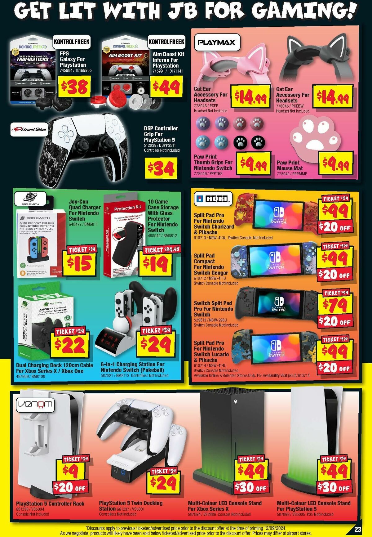 JB Hi-Fi Mega Gaming Sale Catalogues from 26 September