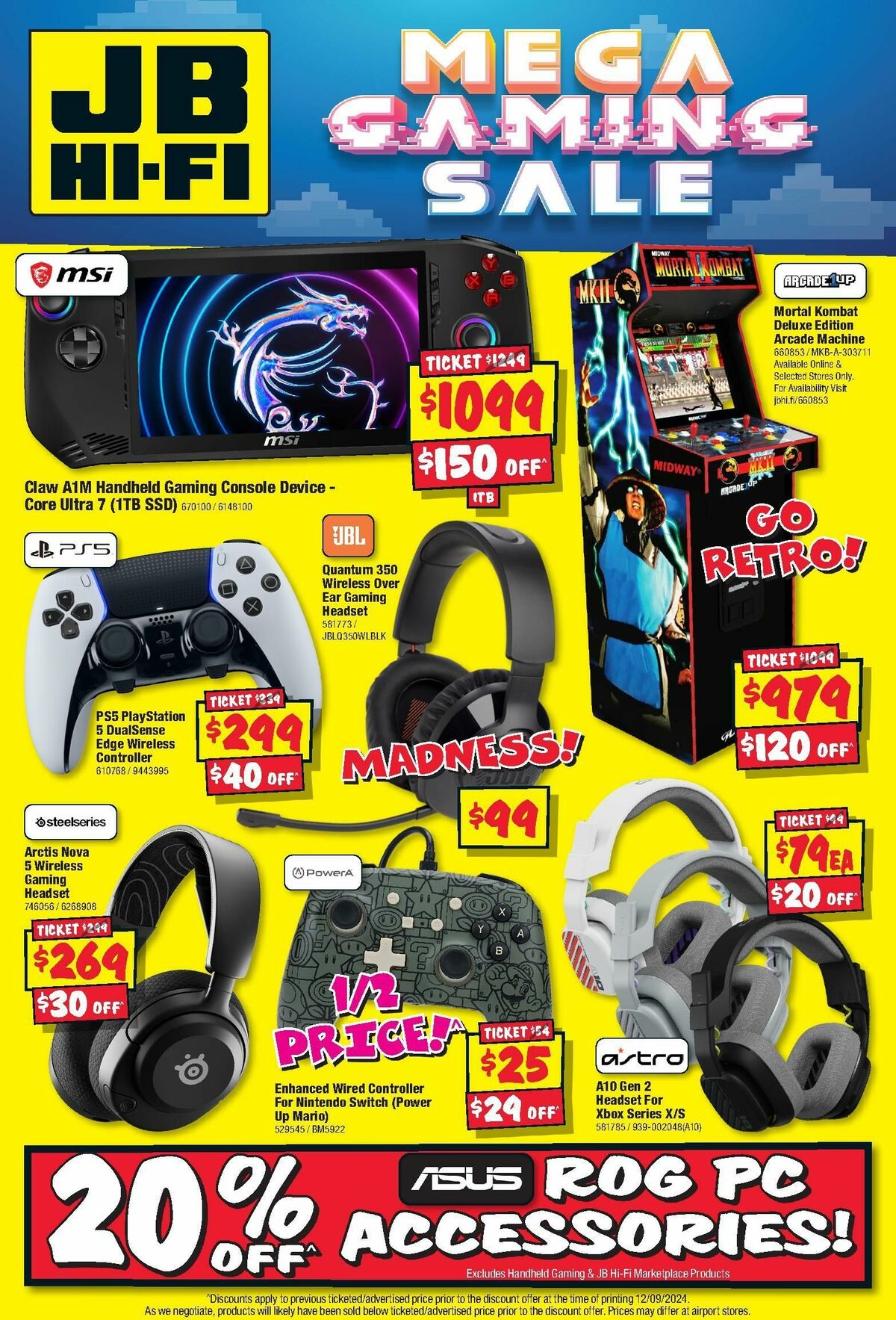 JB Hi-Fi Mega Gaming Sale Catalogues from 26 September