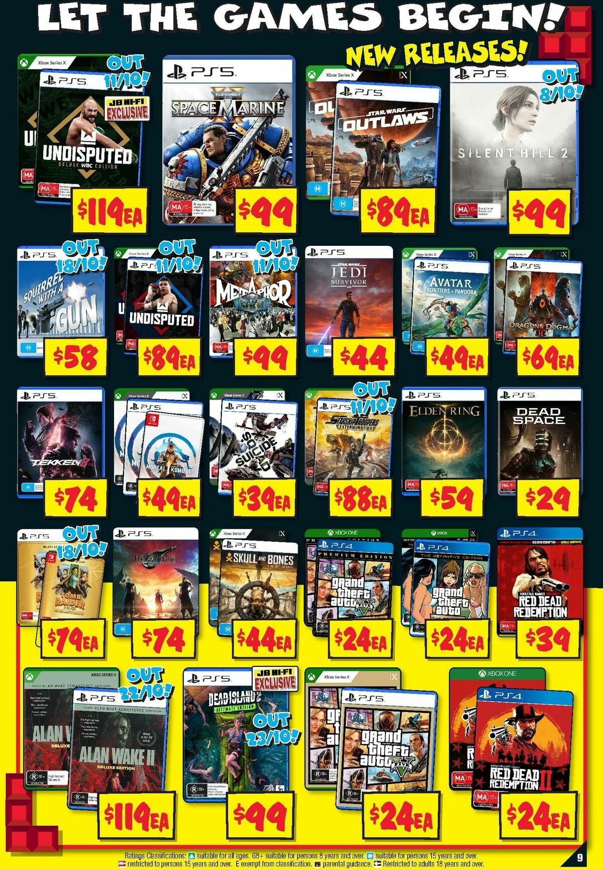 JB Hi-Fi Mega Gaming Sale Catalogues from 26 September