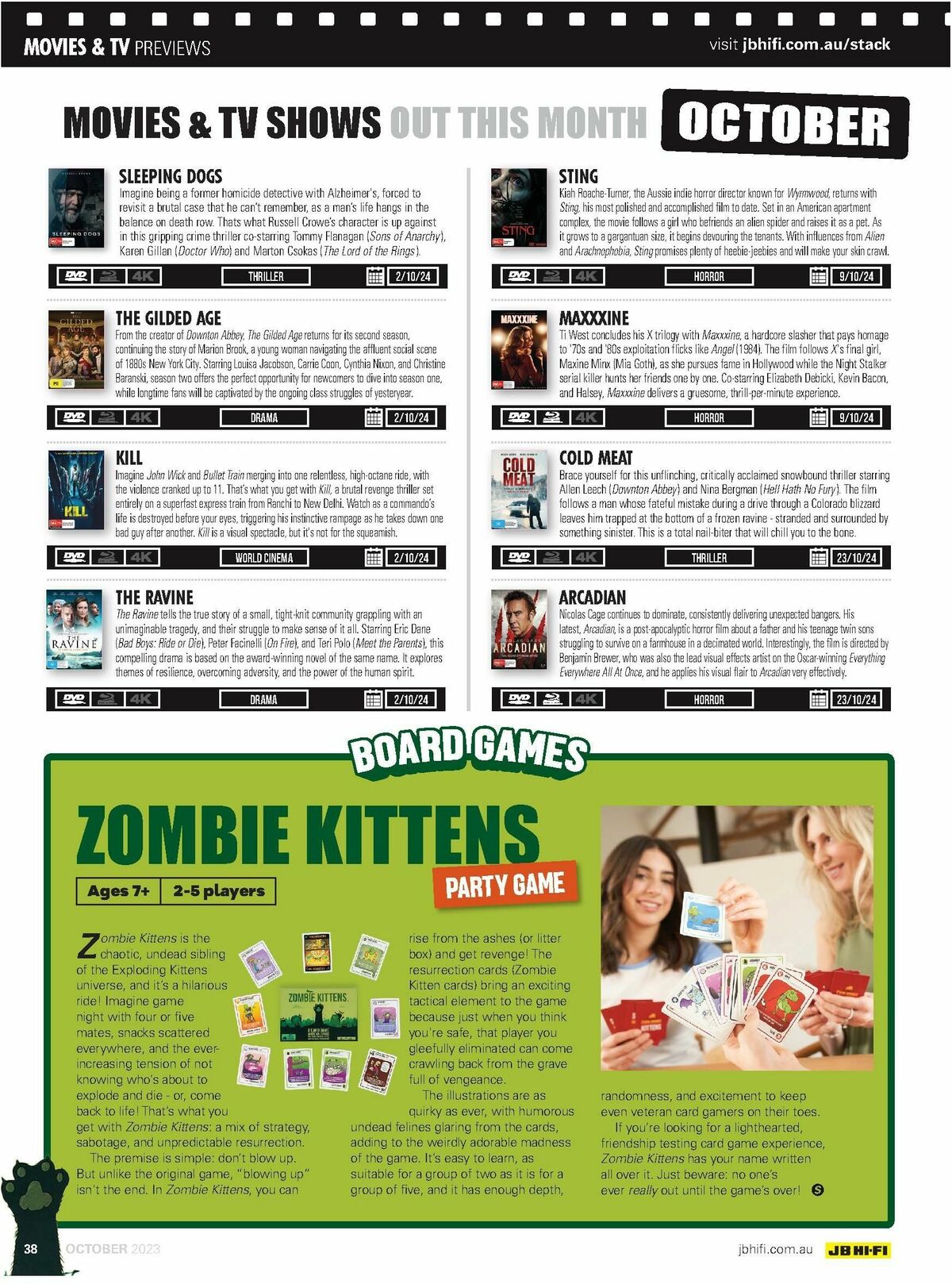 JB Hi-Fi Magazine October Catalogues from 1 October