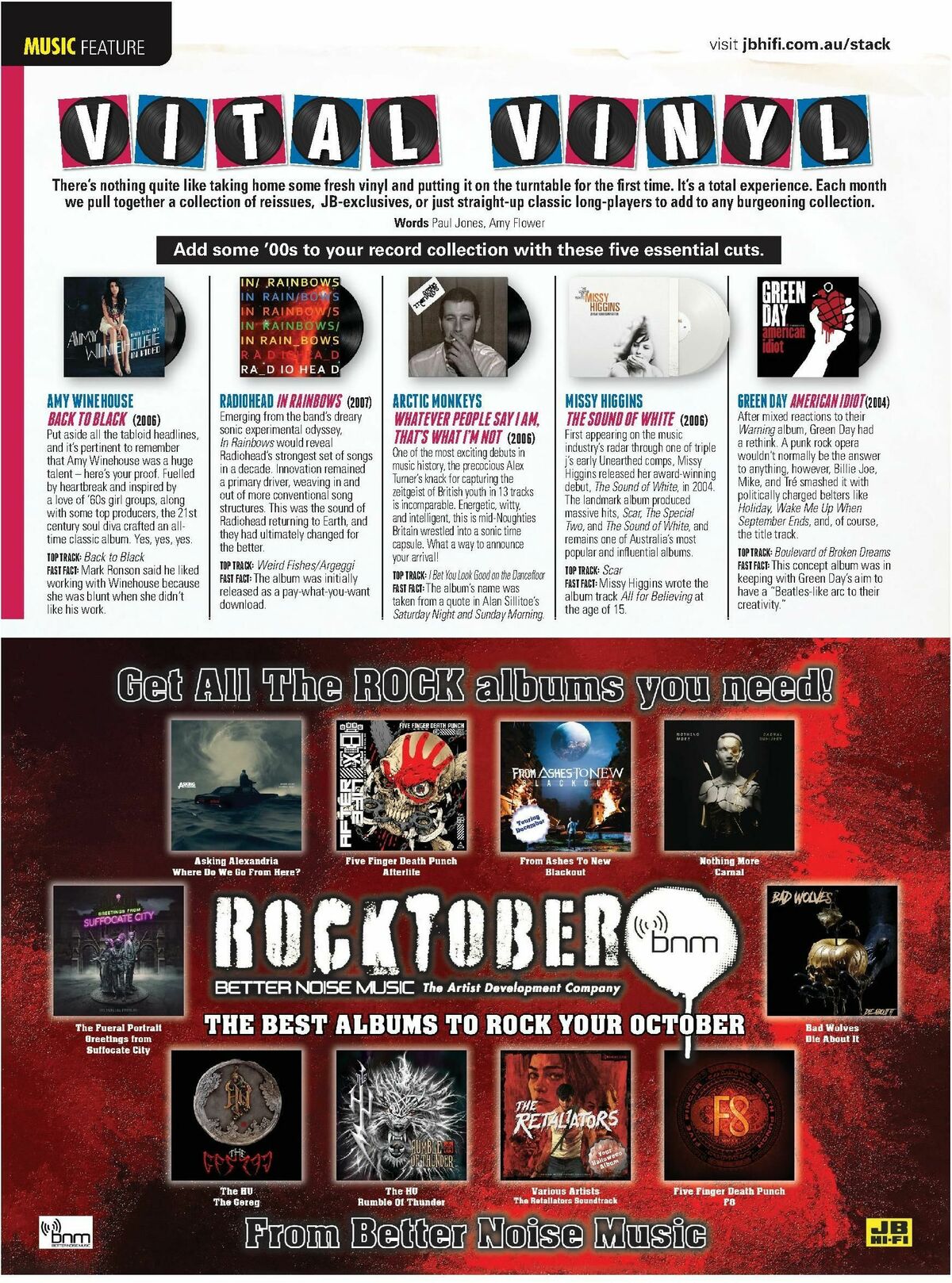 JB Hi-Fi Magazine October Catalogues from 1 October