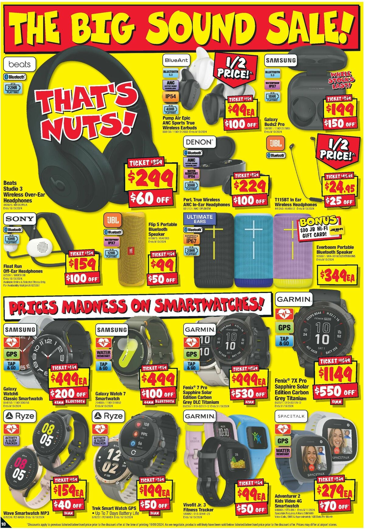 JB Hi-Fi Catalogues from 3 October