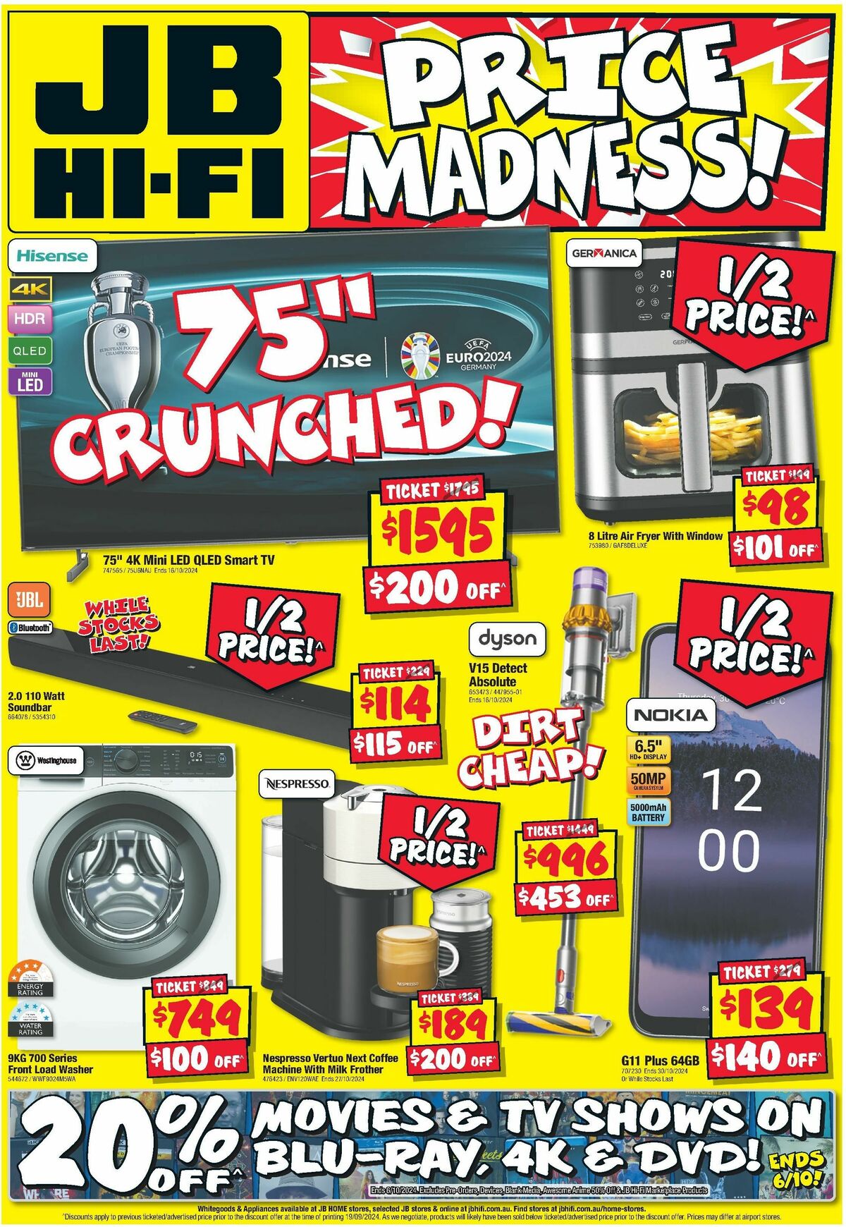 JB Hi-Fi Catalogues from 3 October