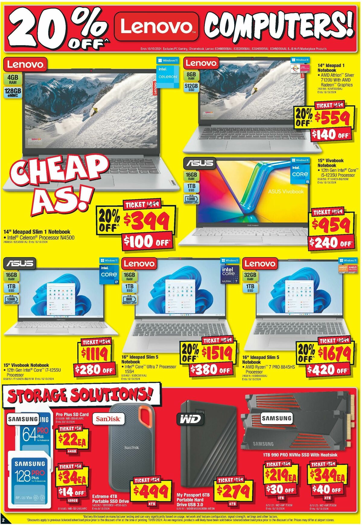 JB Hi-Fi Catalogues from 3 October