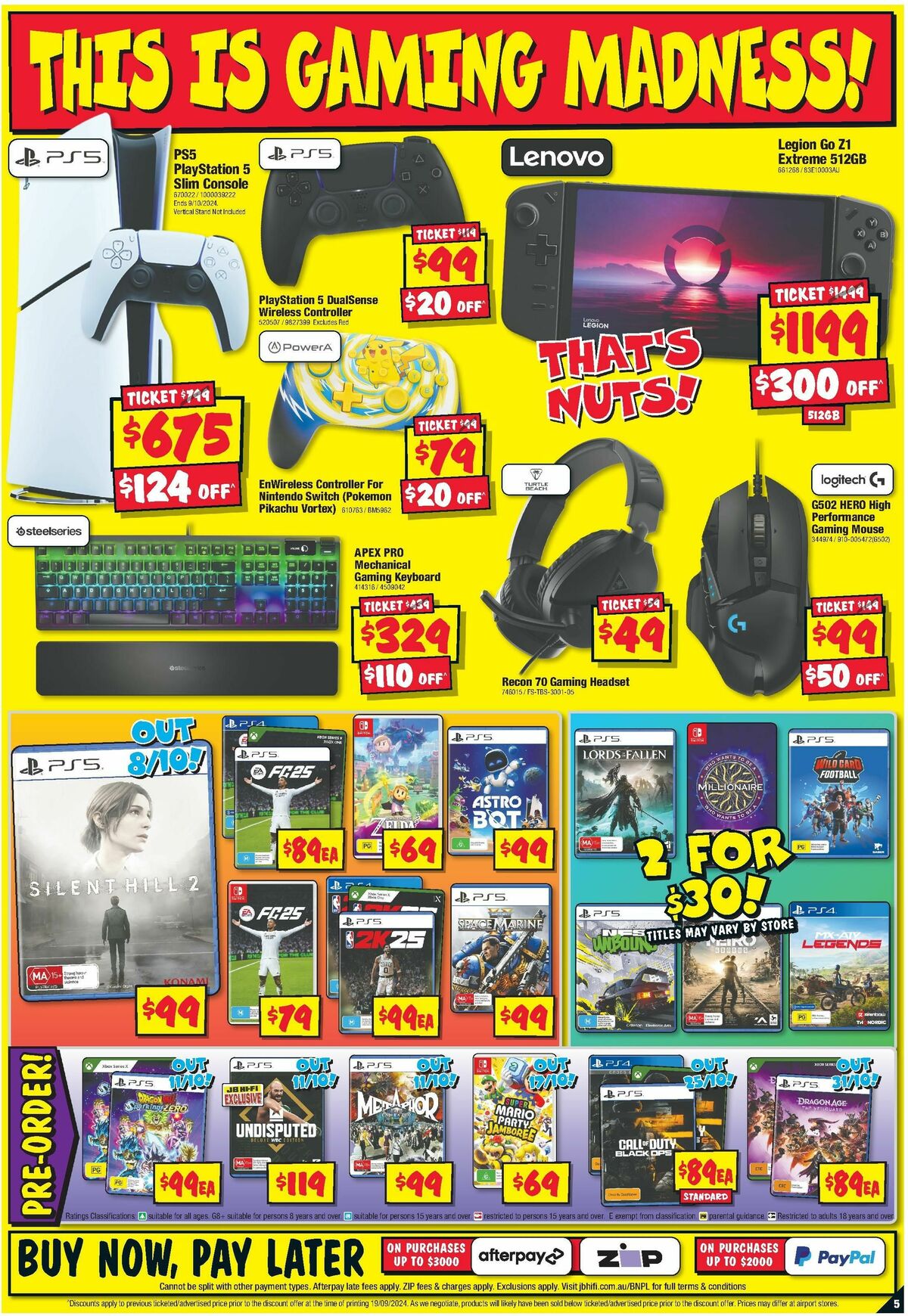 JB Hi-Fi Catalogues from 3 October