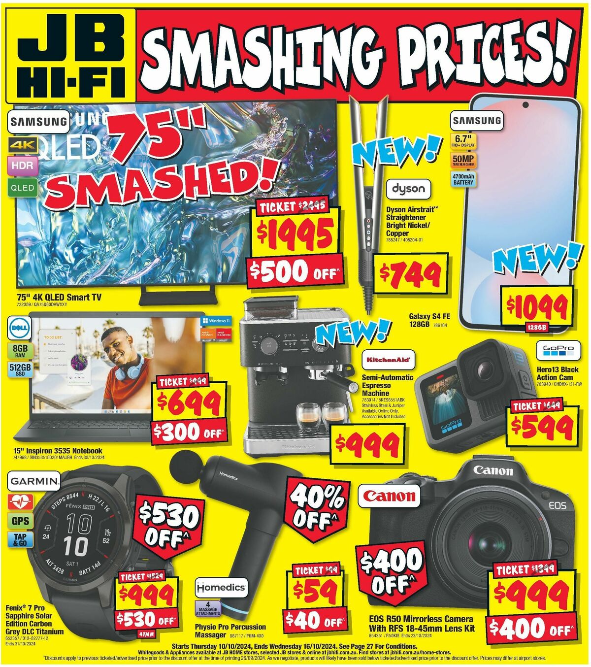 JB Hi-Fi Catalogues from 10 October