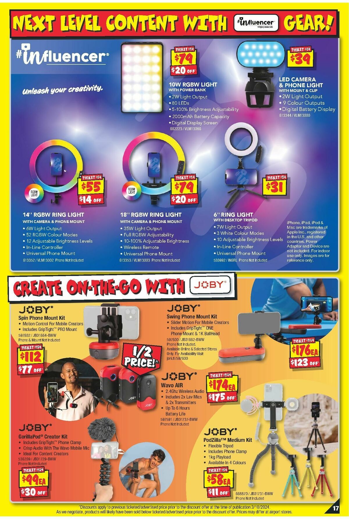 JB Hi-Fi Camera Bonanza Catalogues from 10 October