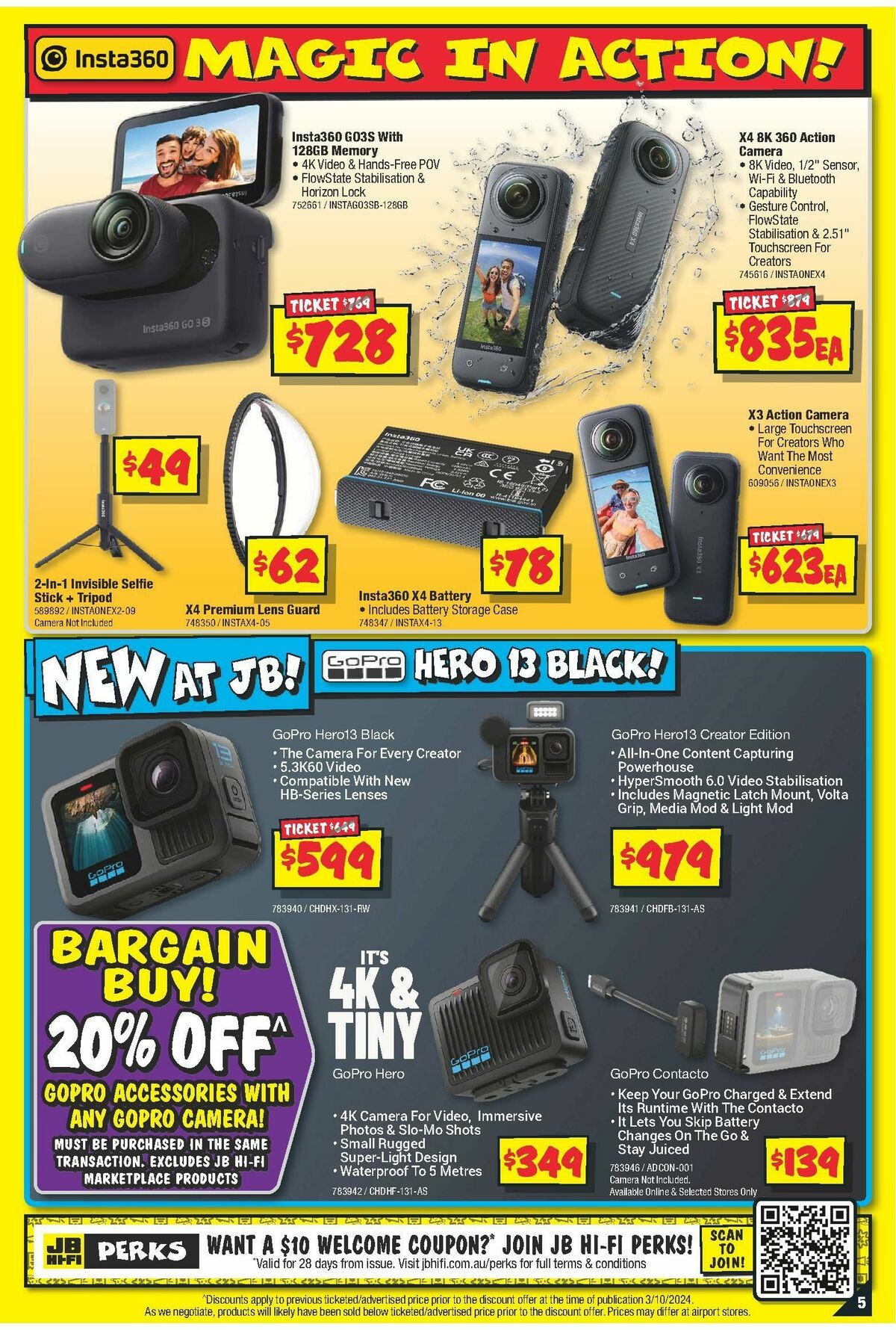 JB Hi-Fi Camera Bonanza Catalogues from 10 October