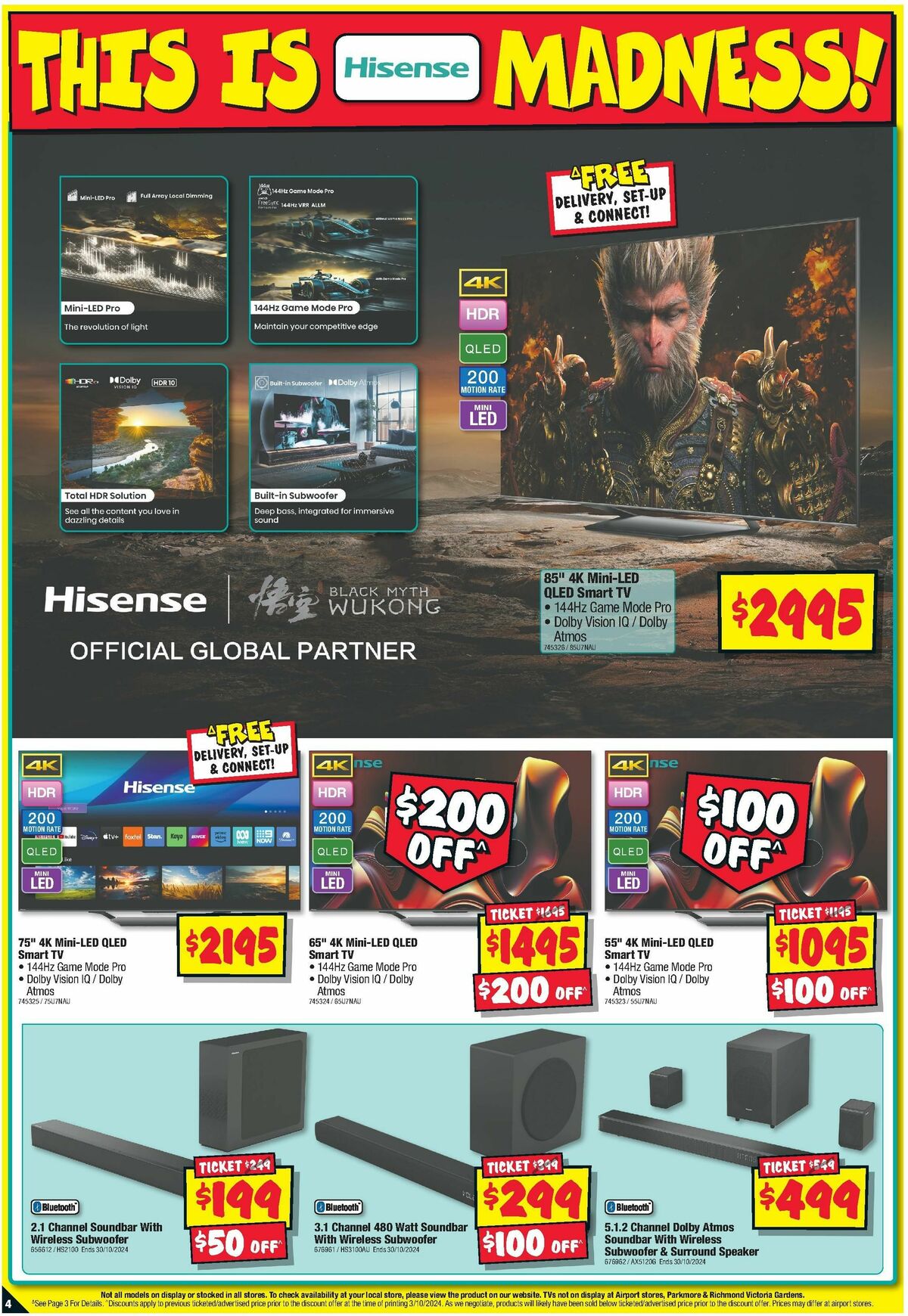 JB Hi-Fi Hisense Sellout Catalogues from 17 October