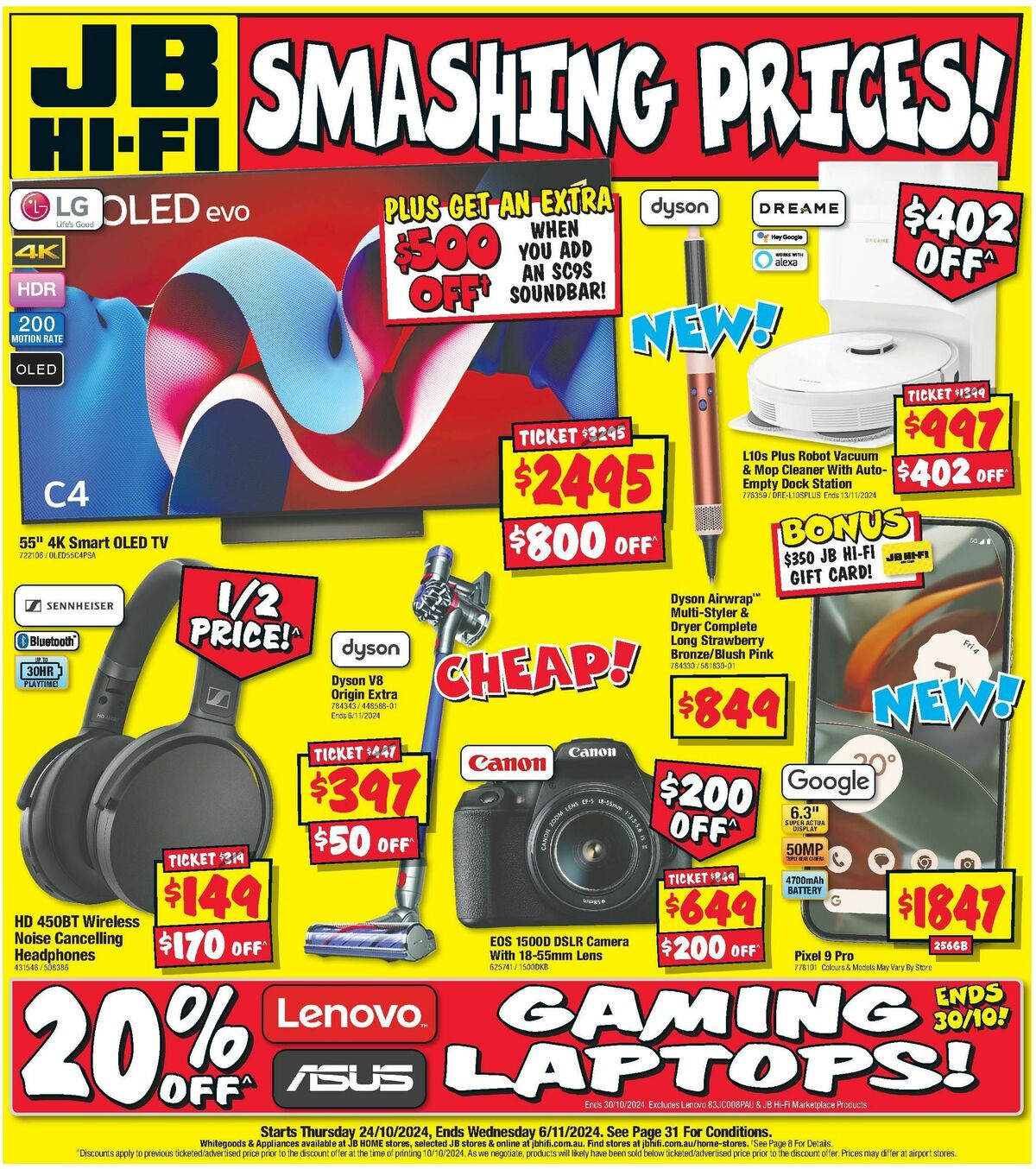 JB Hi-Fi Catalogues from 24 October