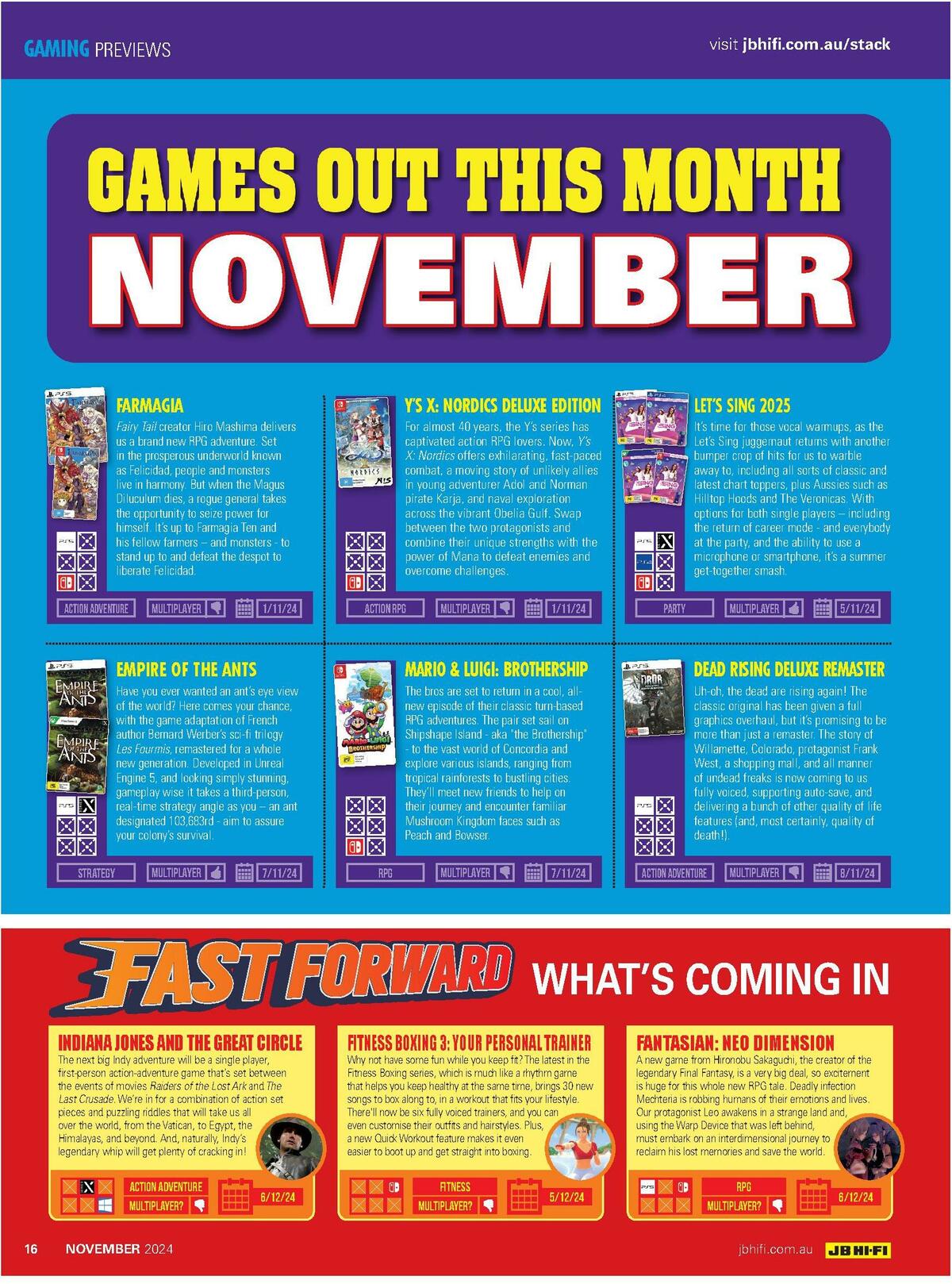 JB Hi-Fi Magazine November Catalogues from 1 November