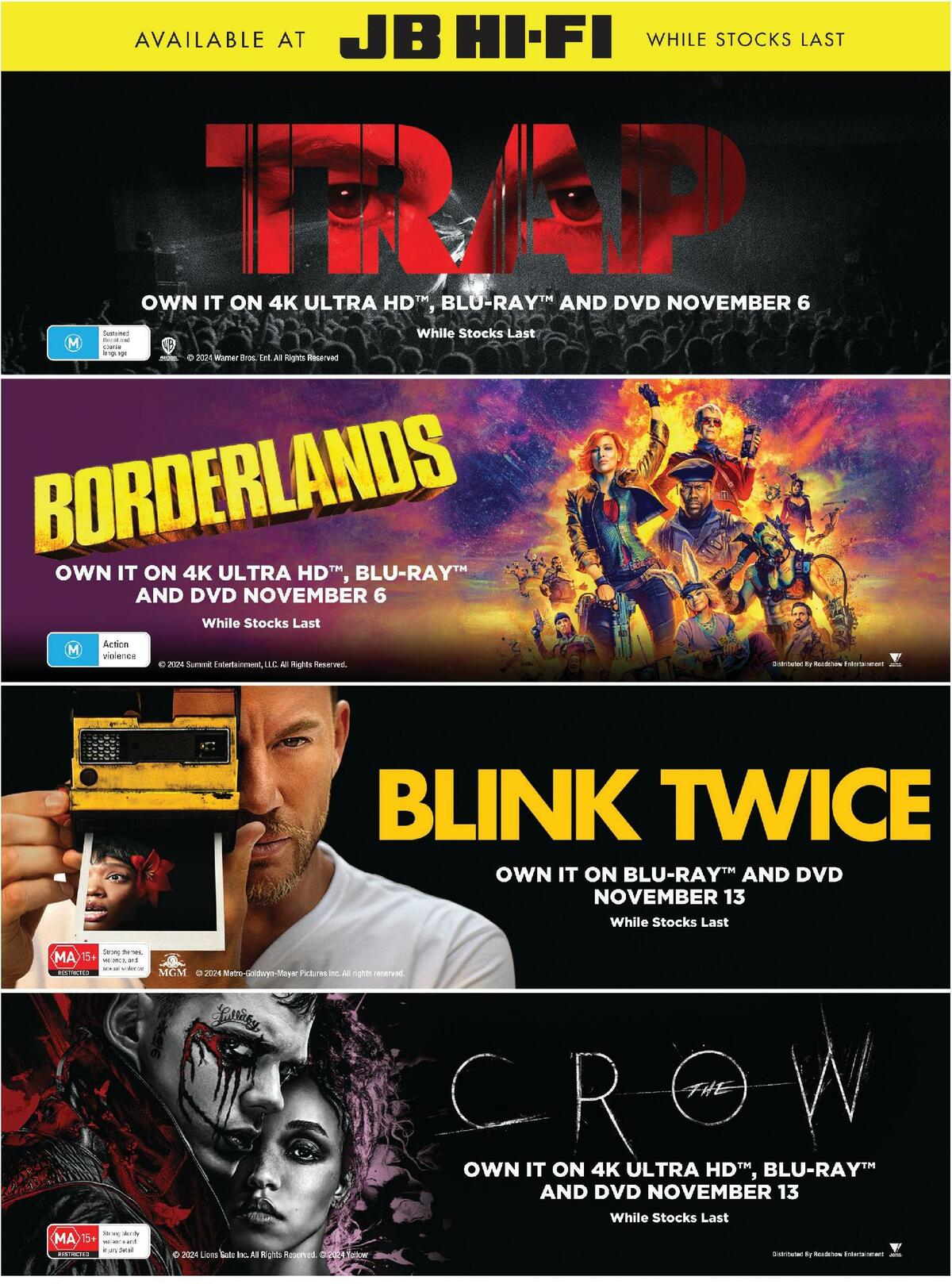 JB Hi-Fi Magazine November Catalogues from 1 November