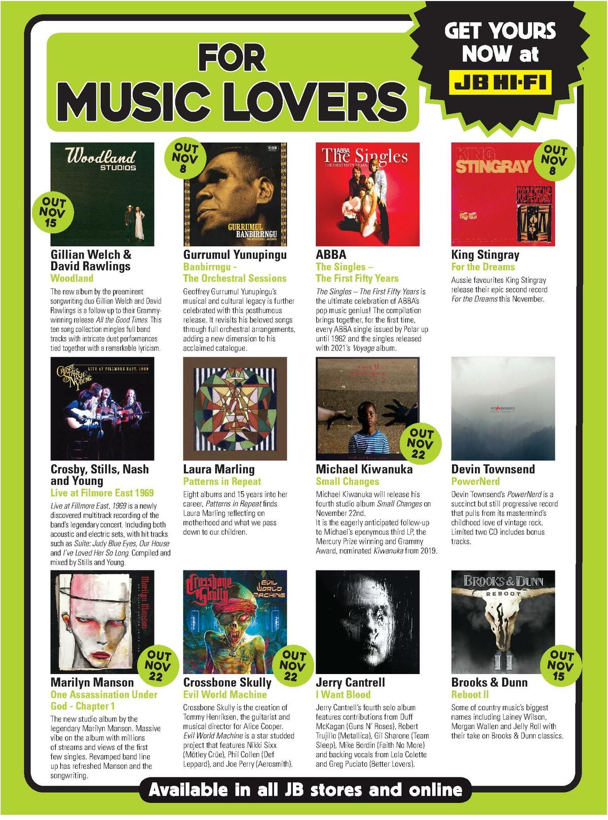 JB Hi-Fi Magazine November Catalogues from 1 November