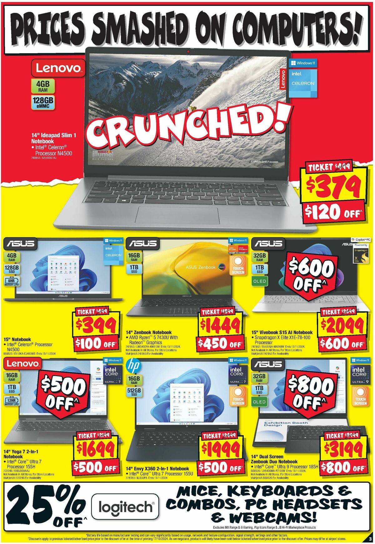 JB Hi-Fi Catalogues from 31 October