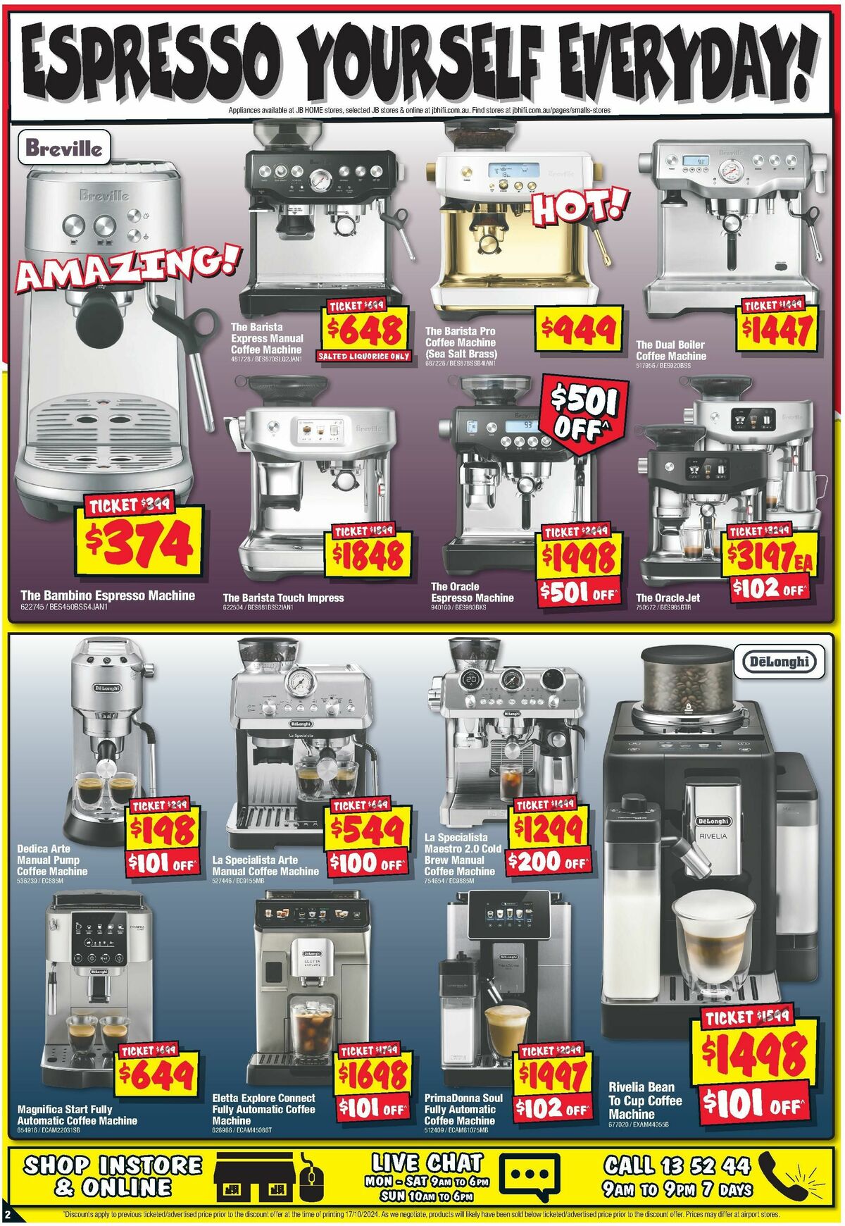 JB Hi-Fi Home Appliance Sellout Catalogues from 31 October