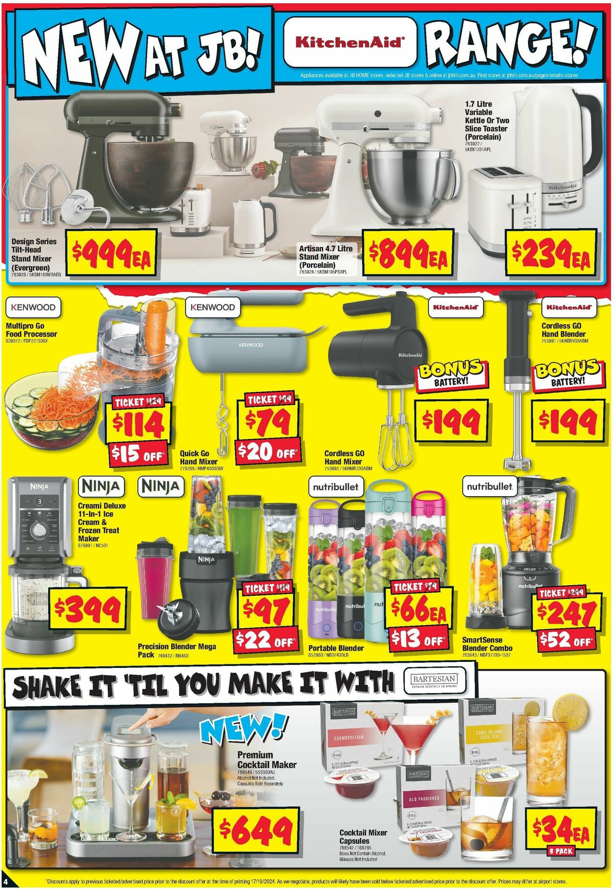 JB Hi-Fi Home Appliance Sellout Catalogues from 31 October