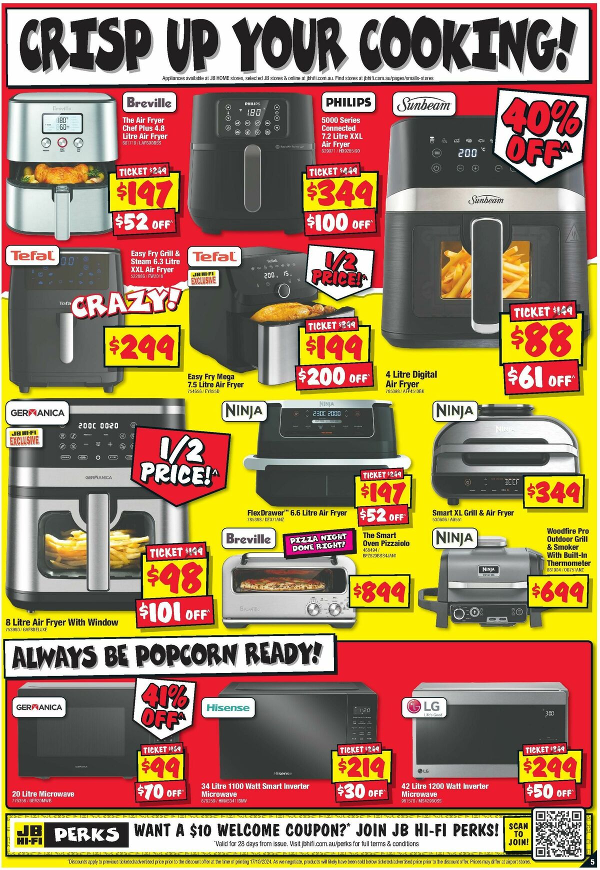 JB Hi-Fi Home Appliance Sellout Catalogues from 31 October