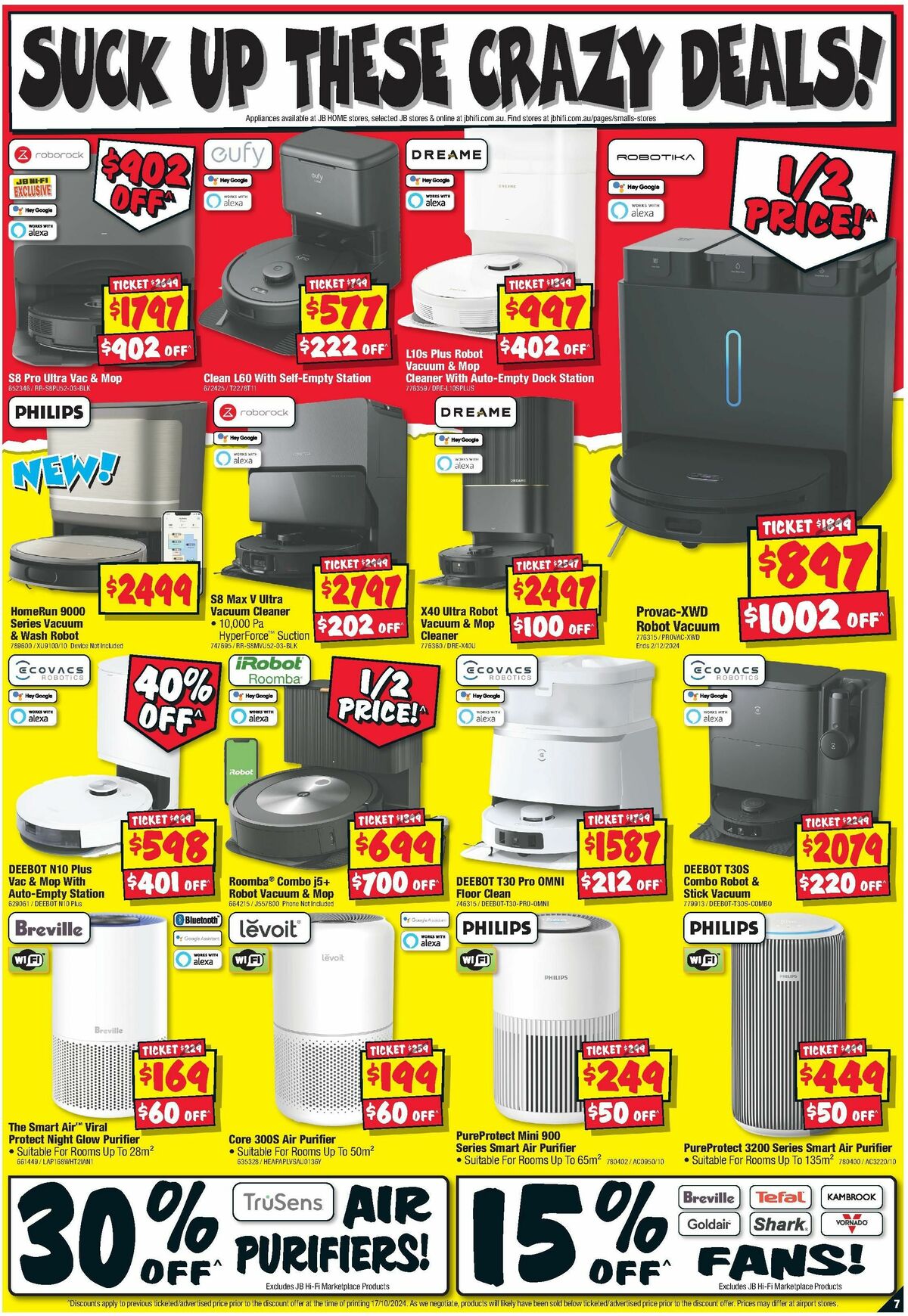 JB Hi-Fi Home Appliance Sellout Catalogues from 31 October