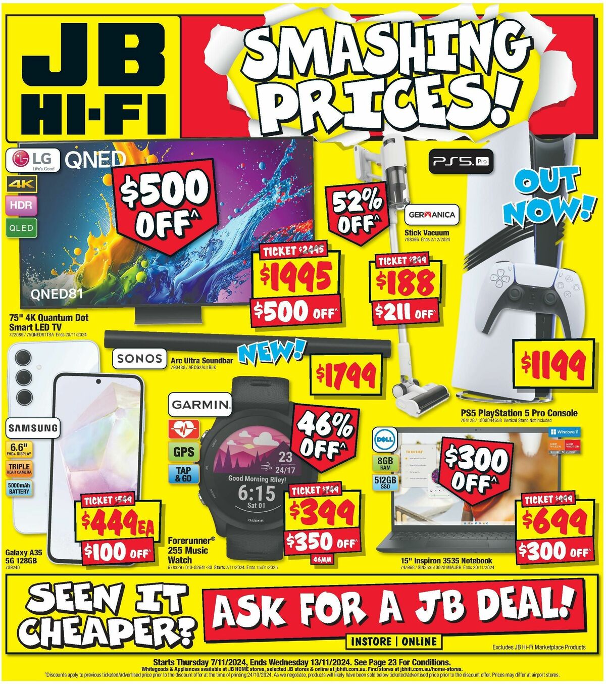 JB Hi-Fi Catalogues from 7 November