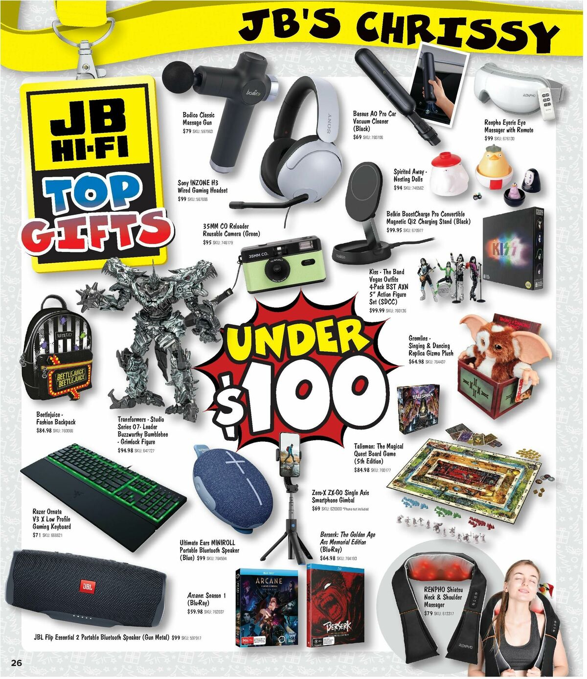 JB Hi-Fi Christmas Gift Ideas Catalogues from 13 November