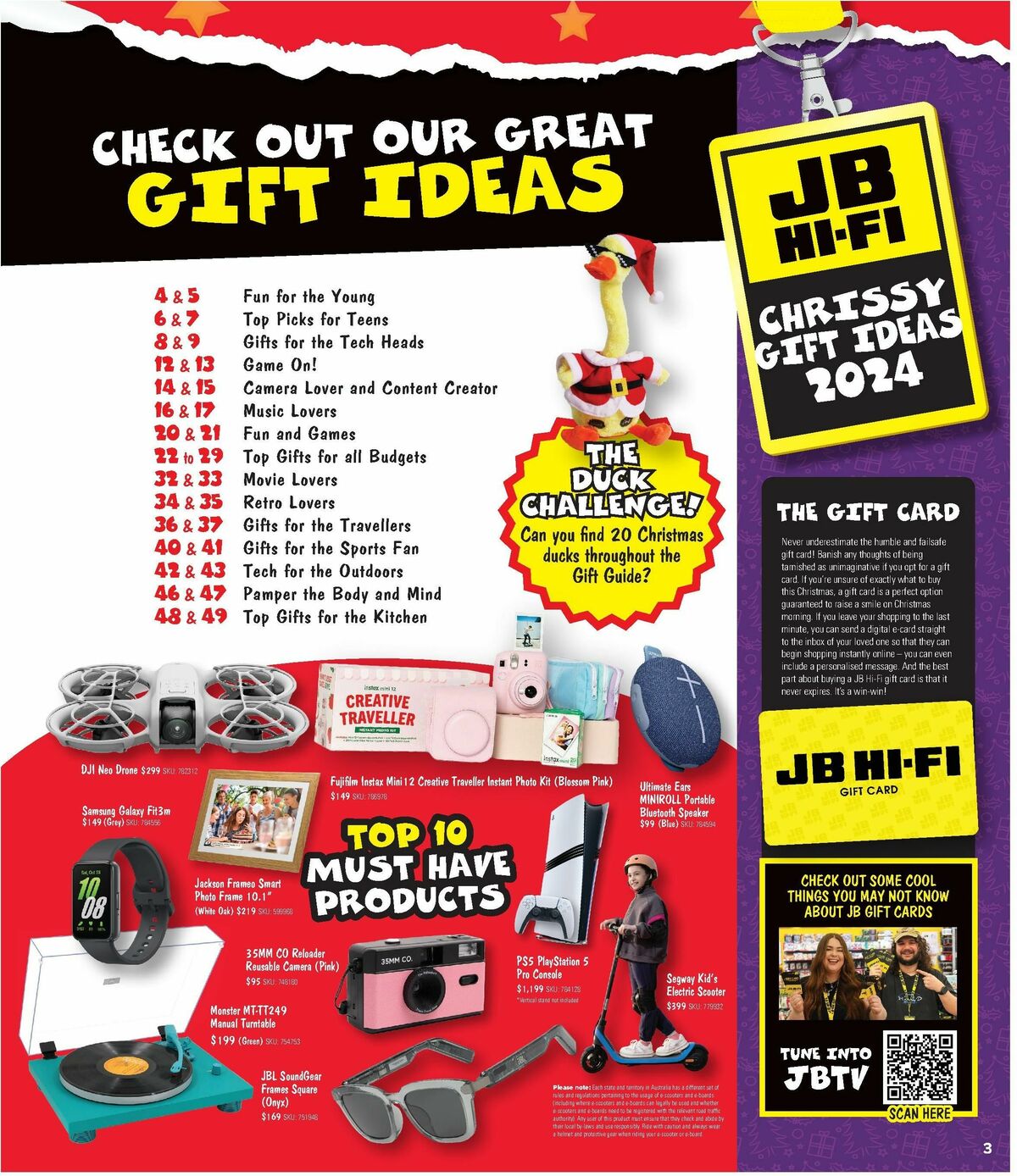 JB Hi-Fi Christmas Gift Ideas Catalogues from 13 November