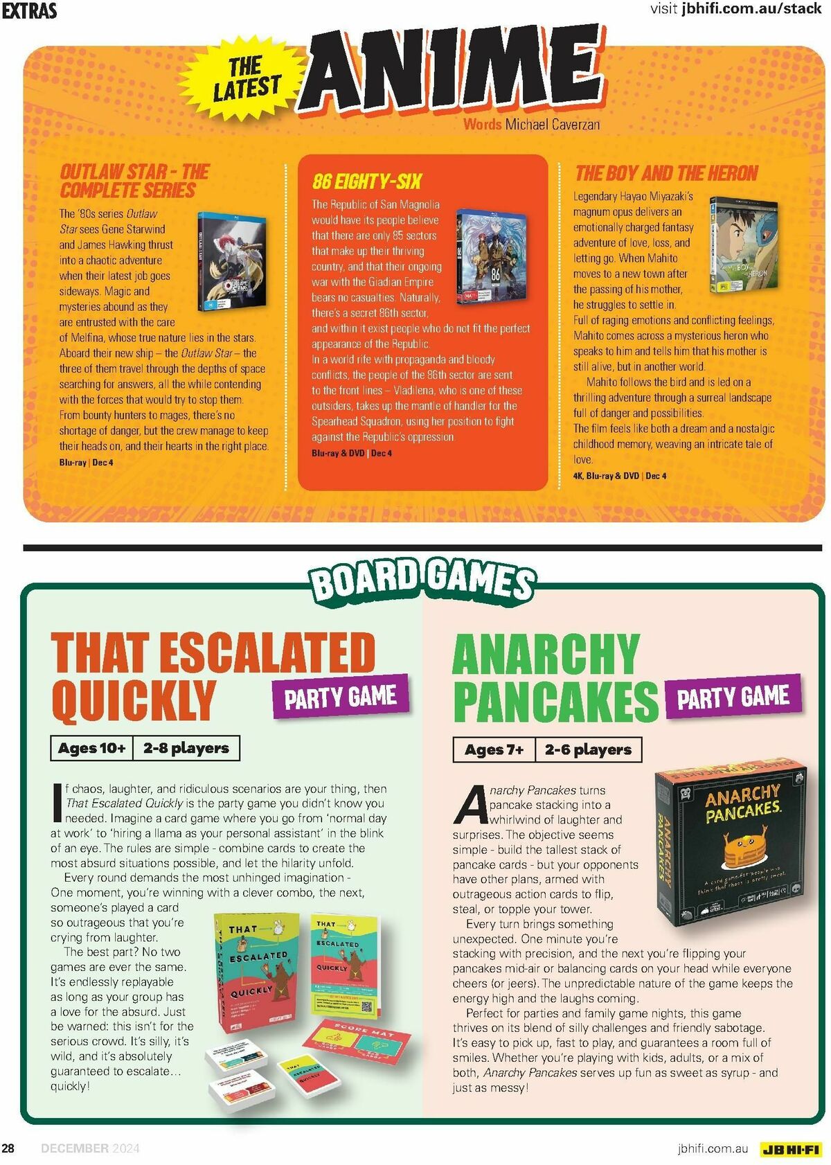 JB Hi-Fi Magazine December Catalogues from 1 December