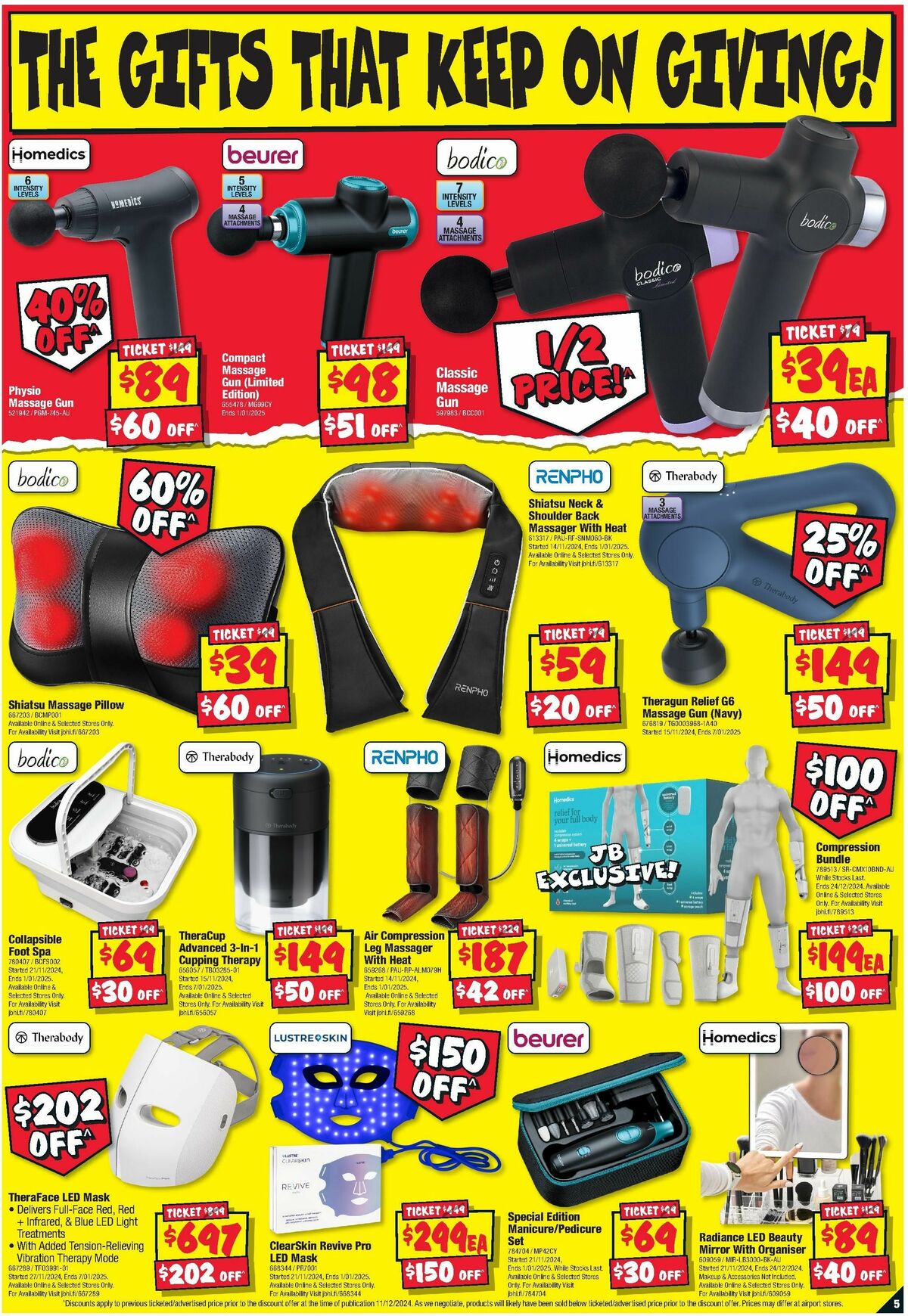 JB Hi-Fi Last Minute Xmas Gifts! Catalogues from 17 December