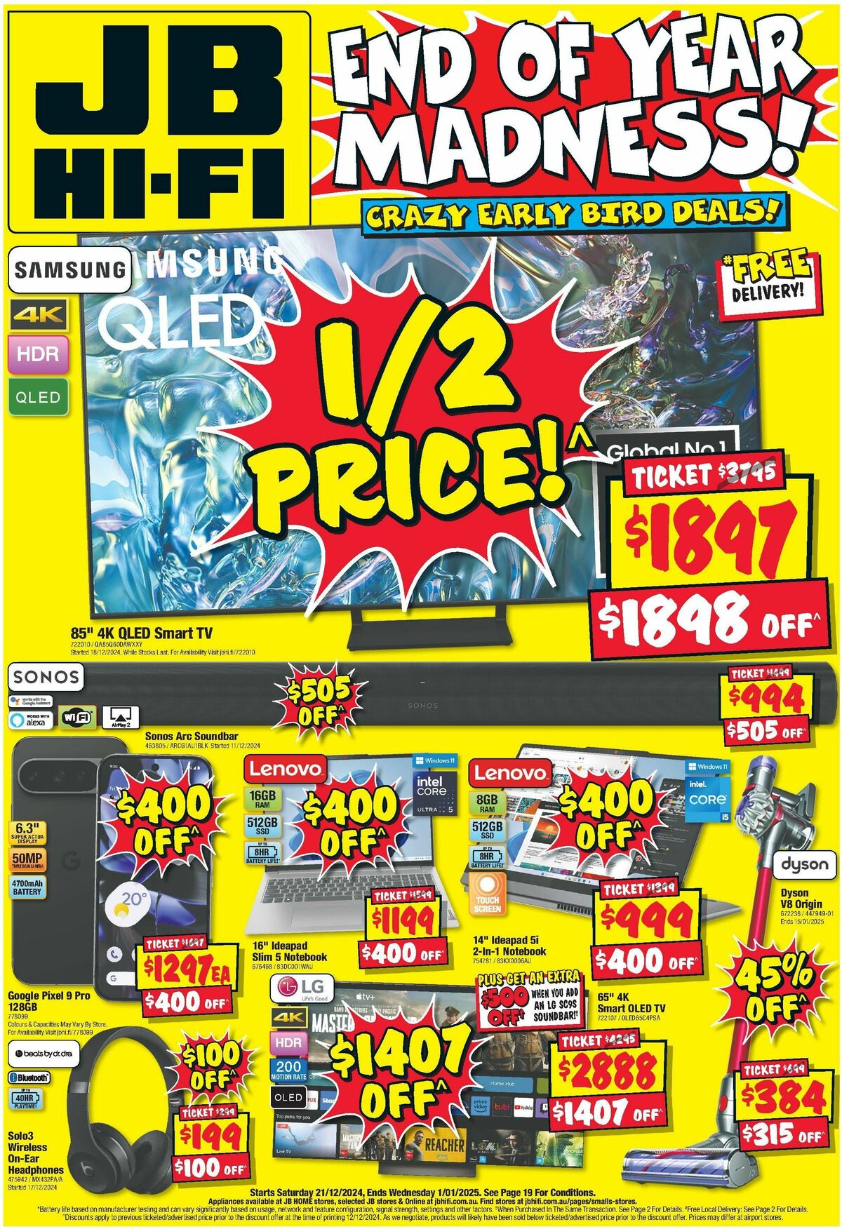 JB Hi-Fi Catalogues from 21 December