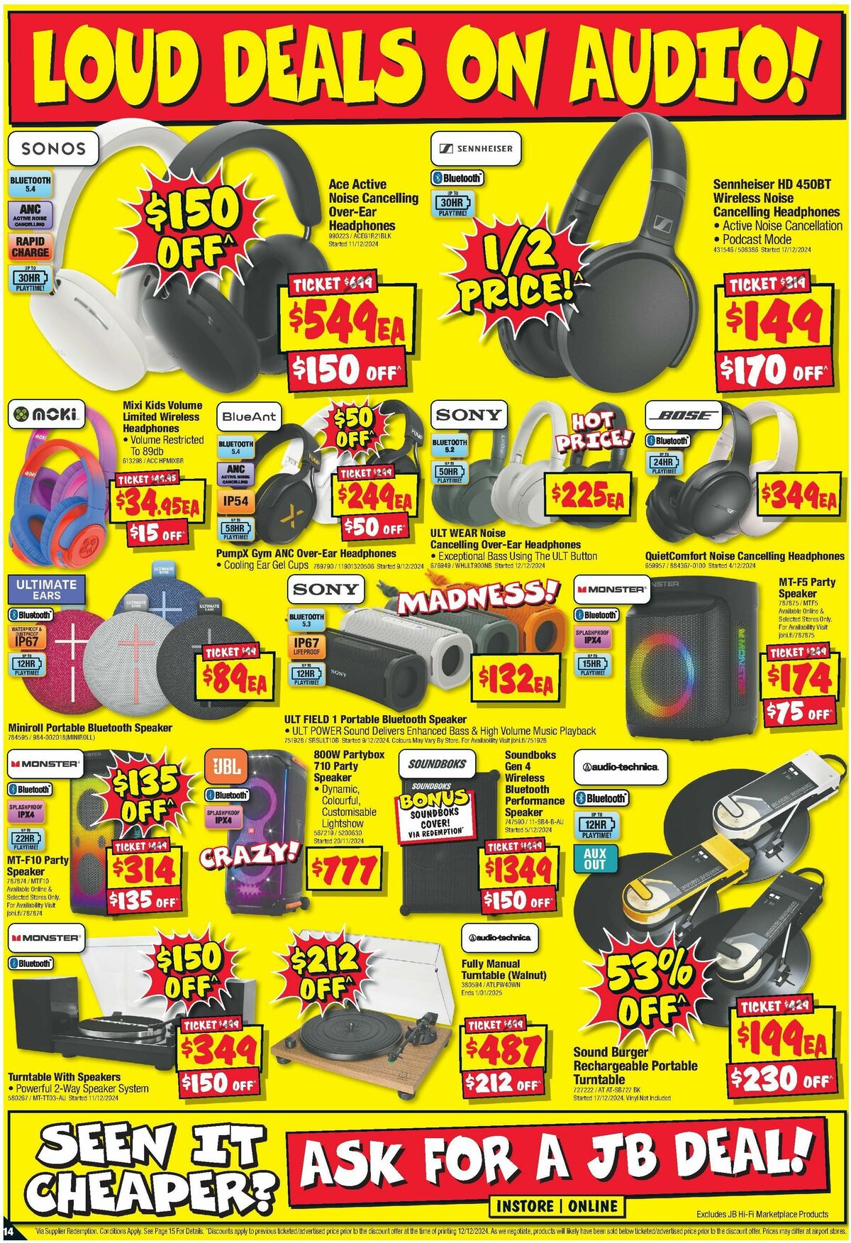 JB Hi-Fi Catalogues from 21 December