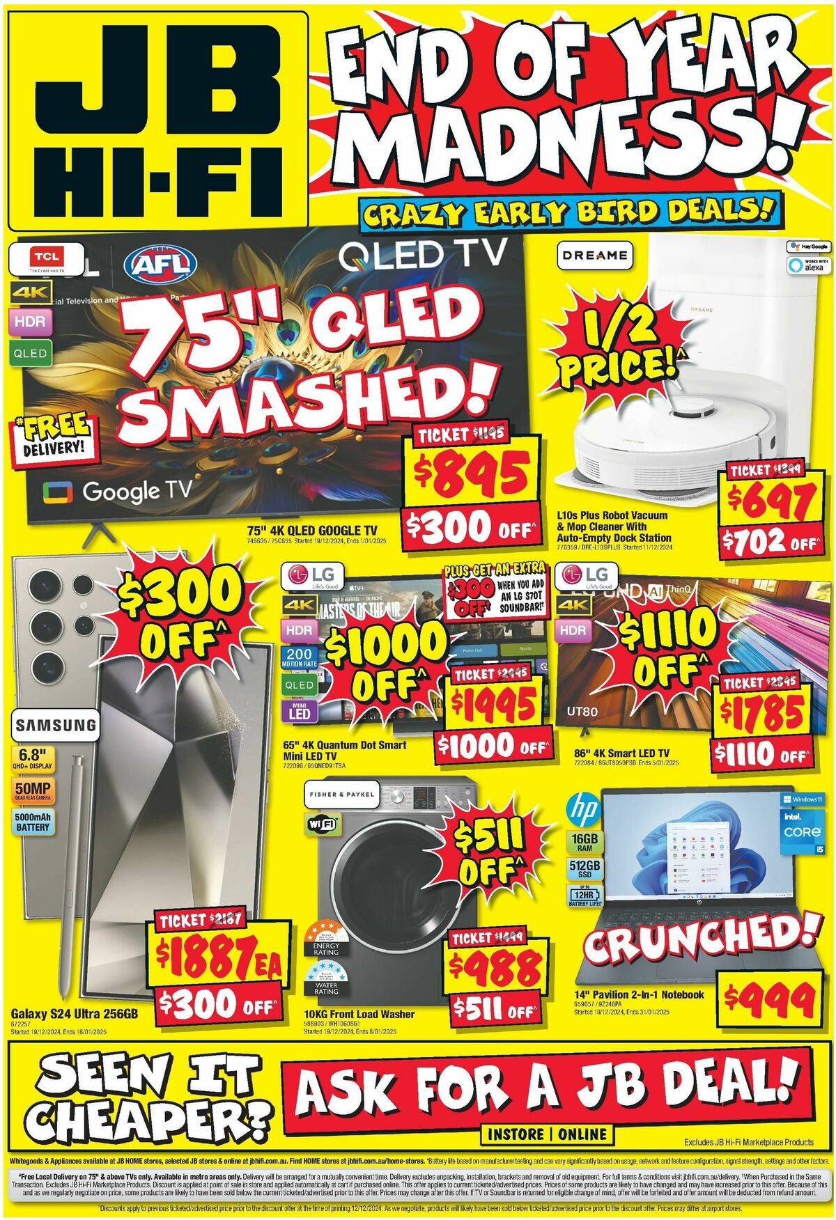 JB Hi-Fi Catalogues from 21 December