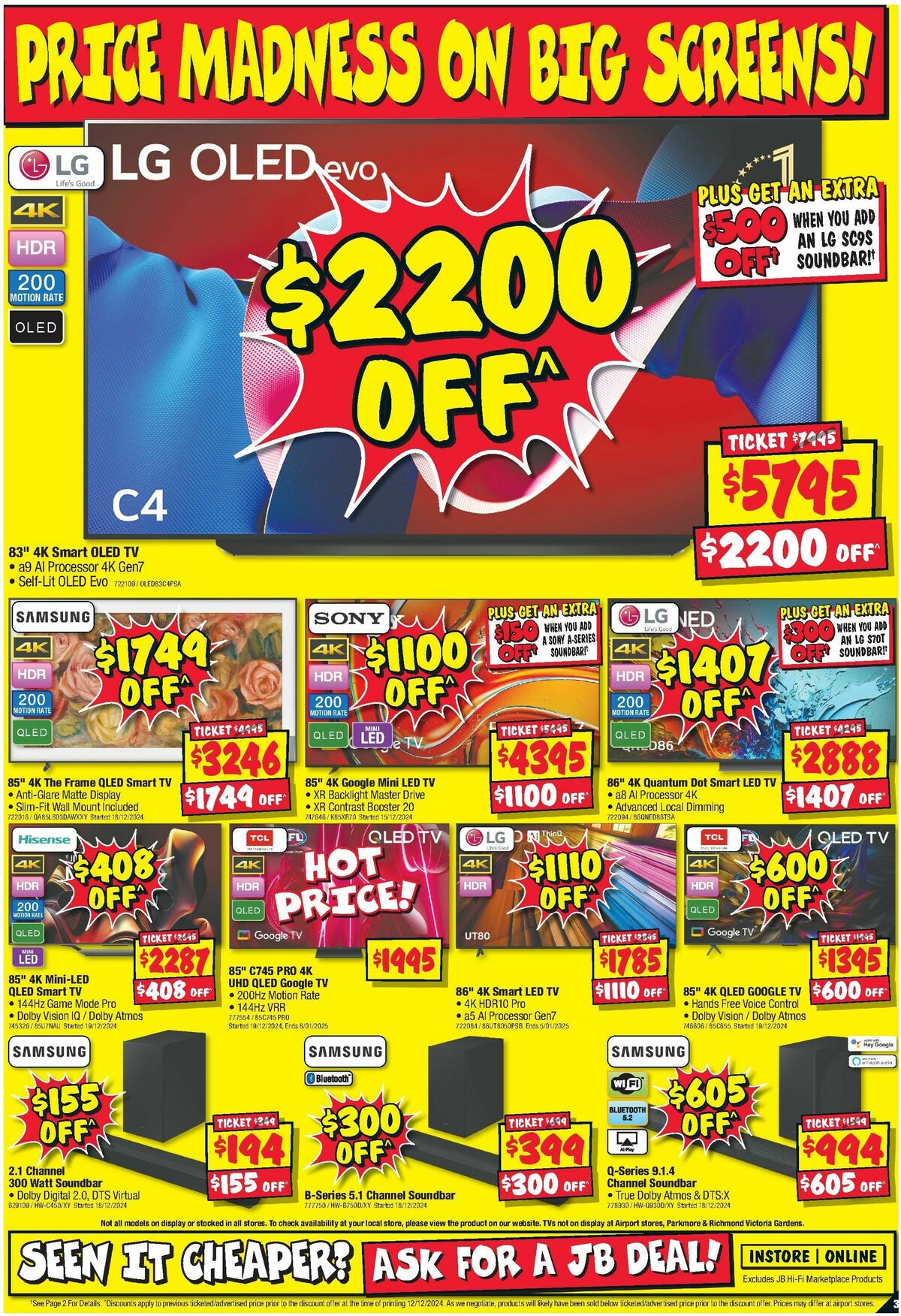 JB Hi-Fi Catalogues from 21 December