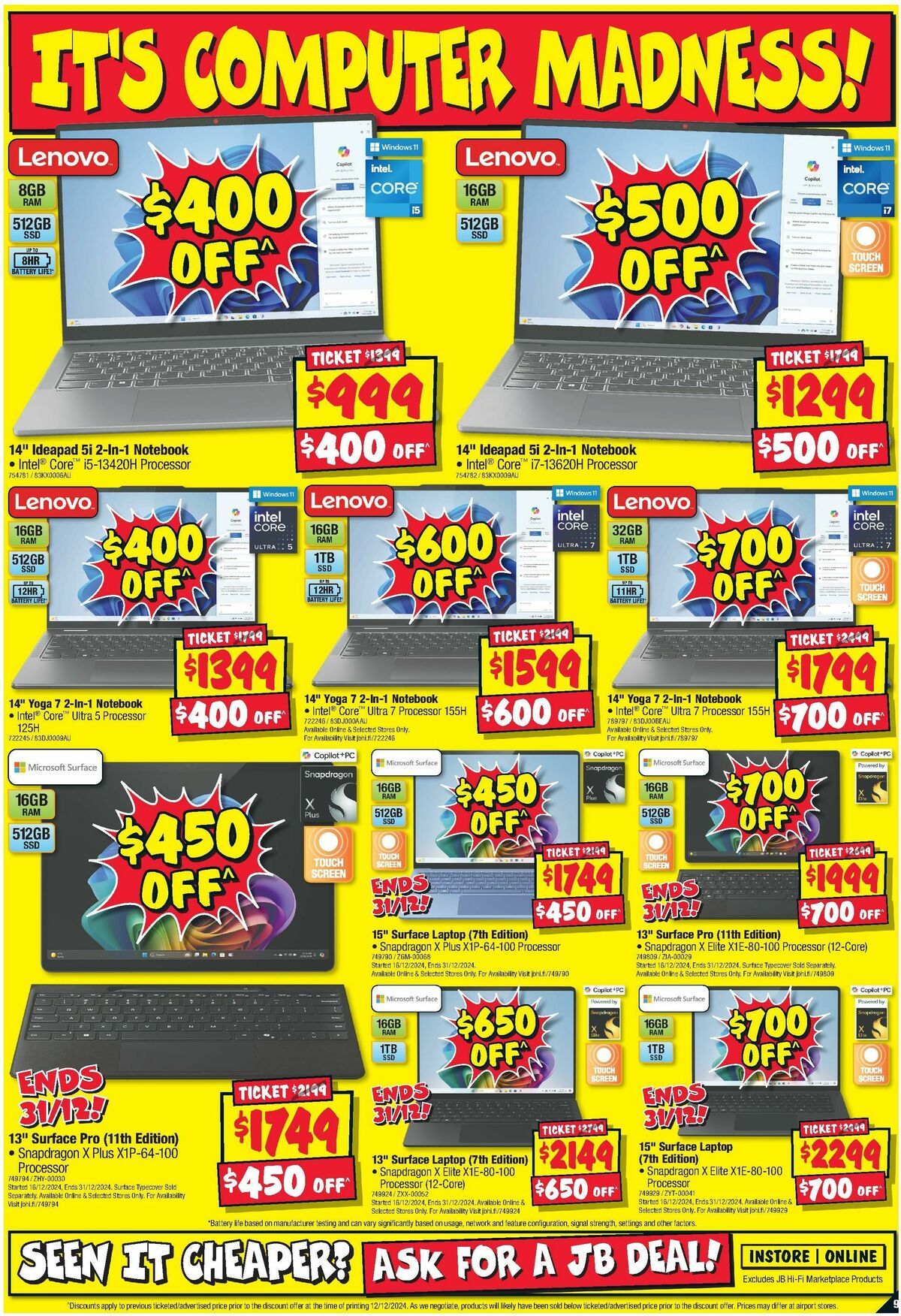 JB Hi-Fi Catalogues from 21 December