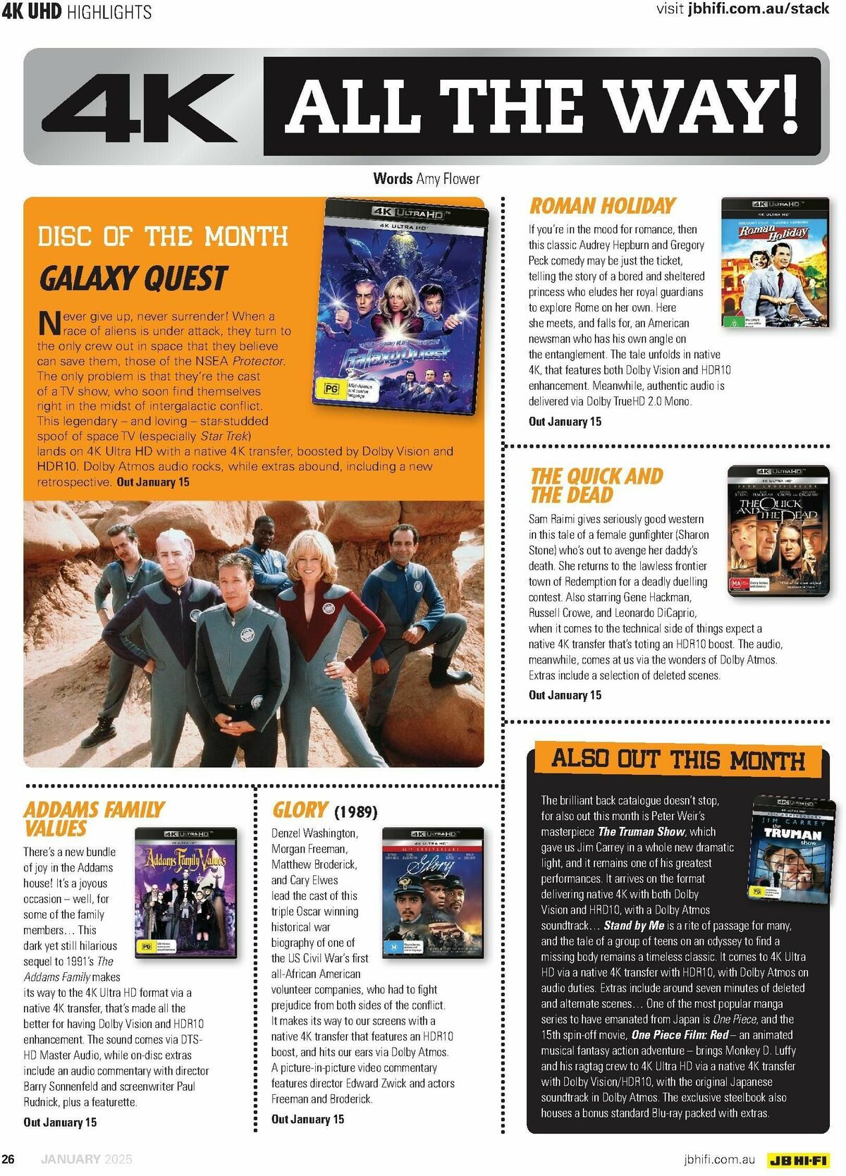 JB Hi-Fi Magazine January Catalogues from 1 January