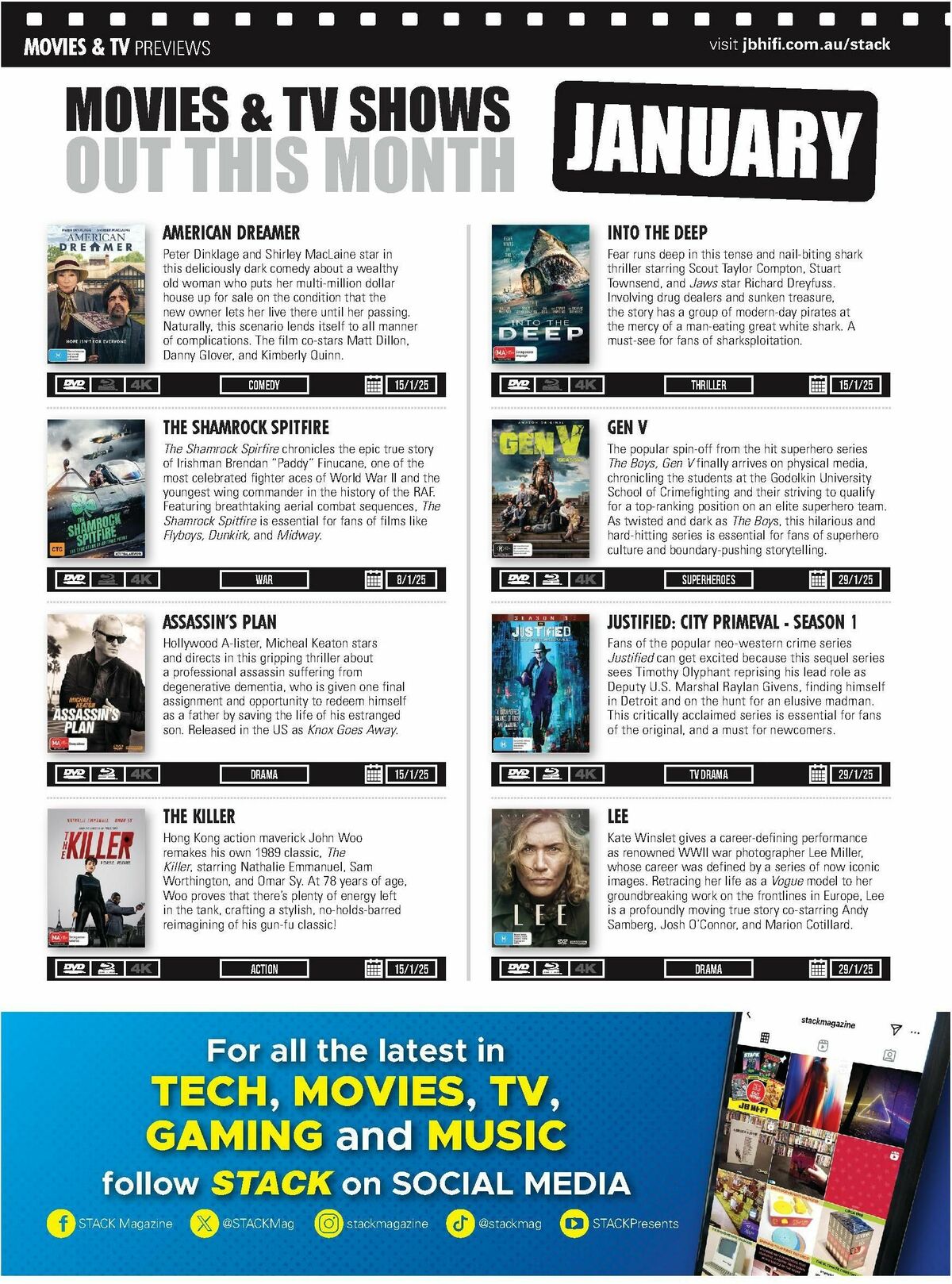 JB Hi-Fi Magazine January Catalogues from 1 January