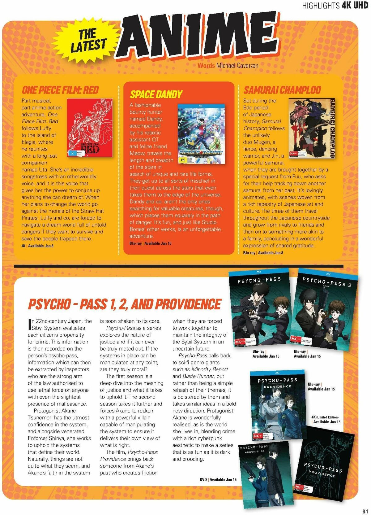 JB Hi-Fi Magazine January Catalogues from 1 January