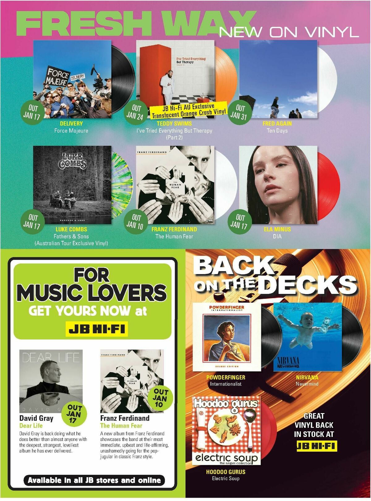 JB Hi-Fi Magazine January Catalogues from 1 January