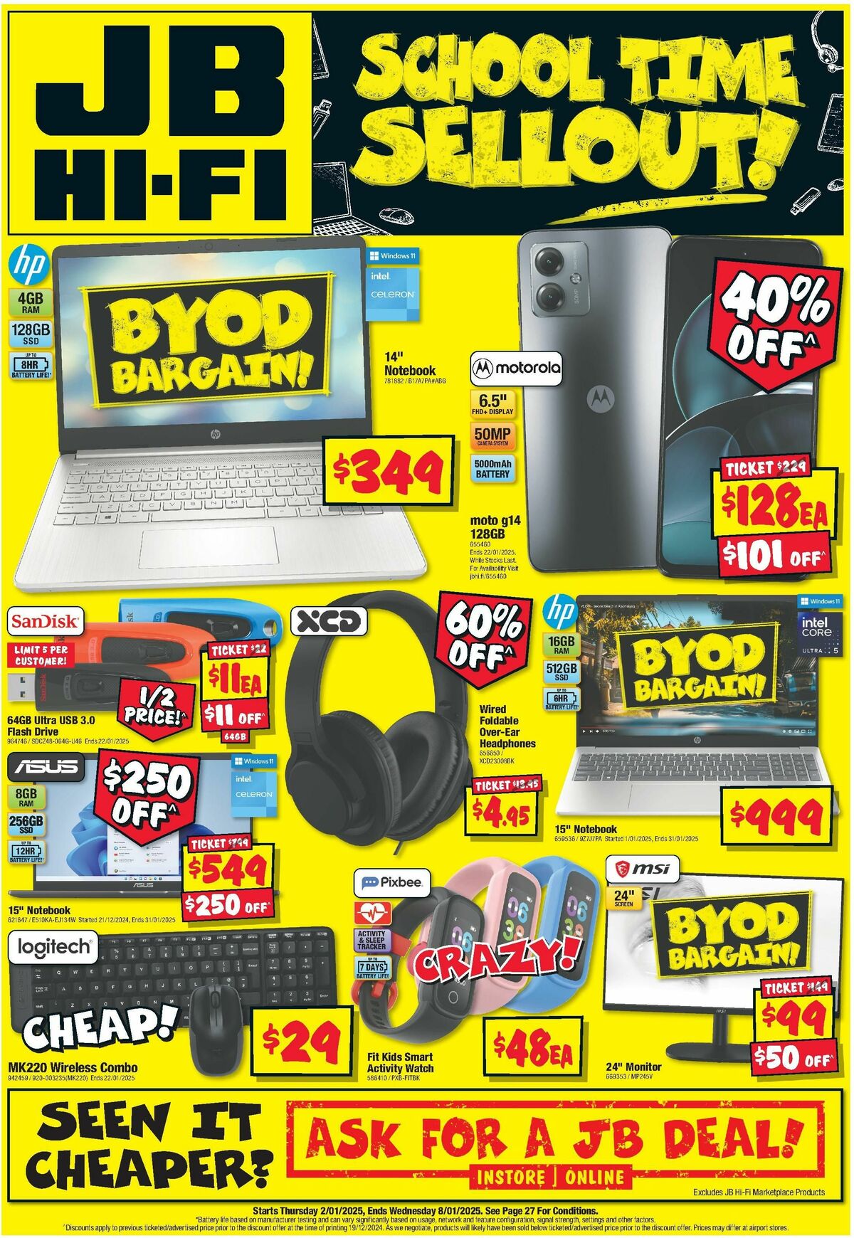 JB Hi-Fi Catalogues from 2 January