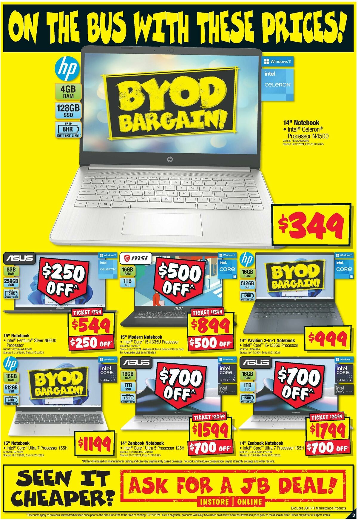 JB Hi-Fi Catalogues from 2 January