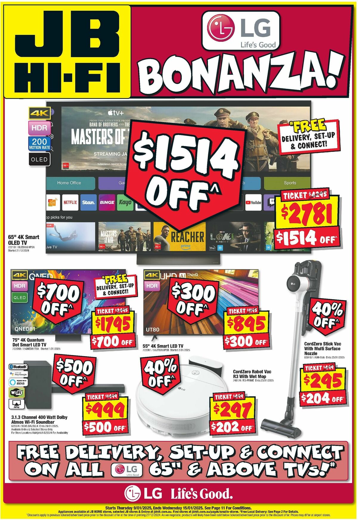 JB Hi-Fi Catalogues from 9 January