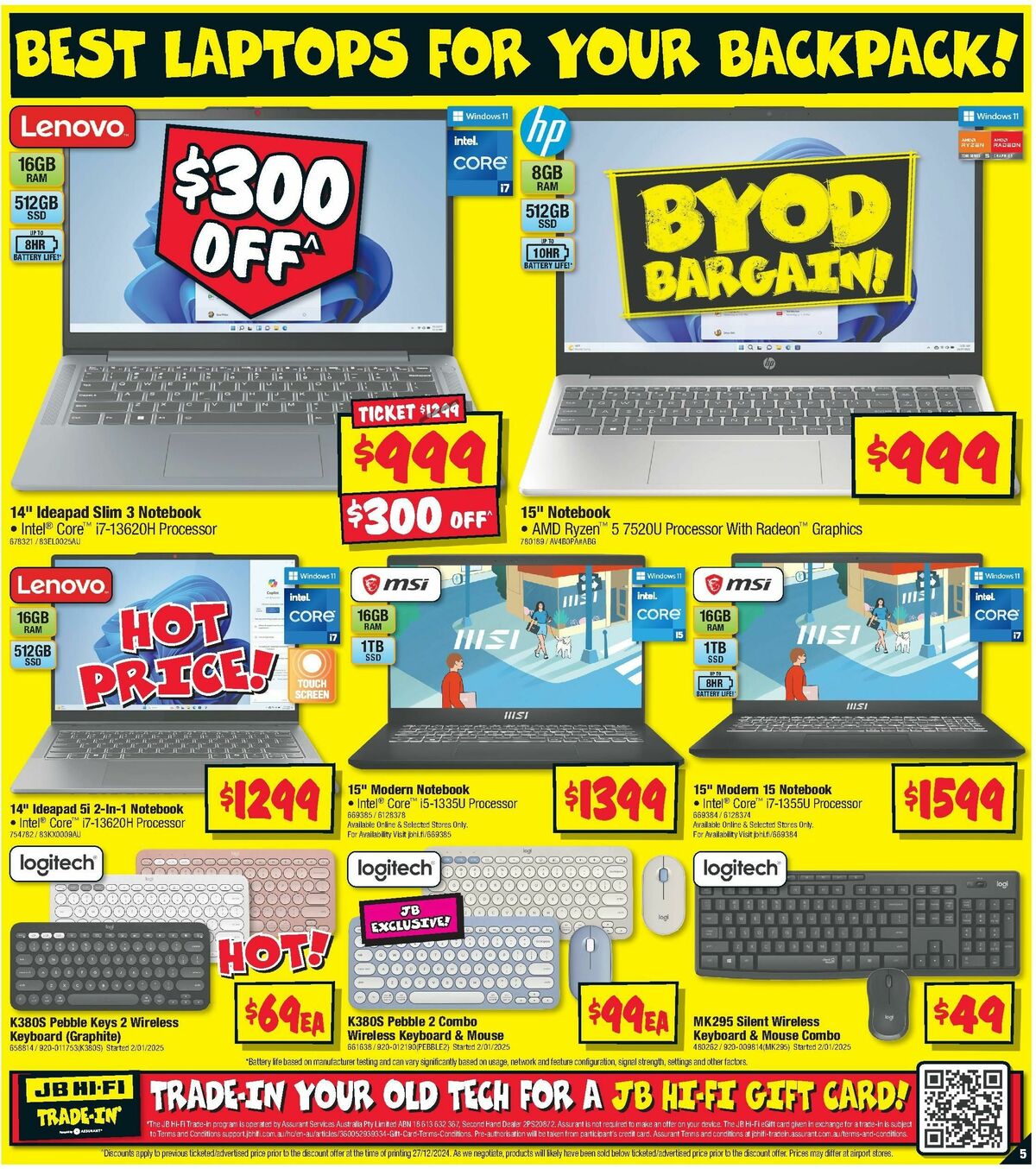 JB Hi-Fi School Time Sellout Catalogues from 9 January