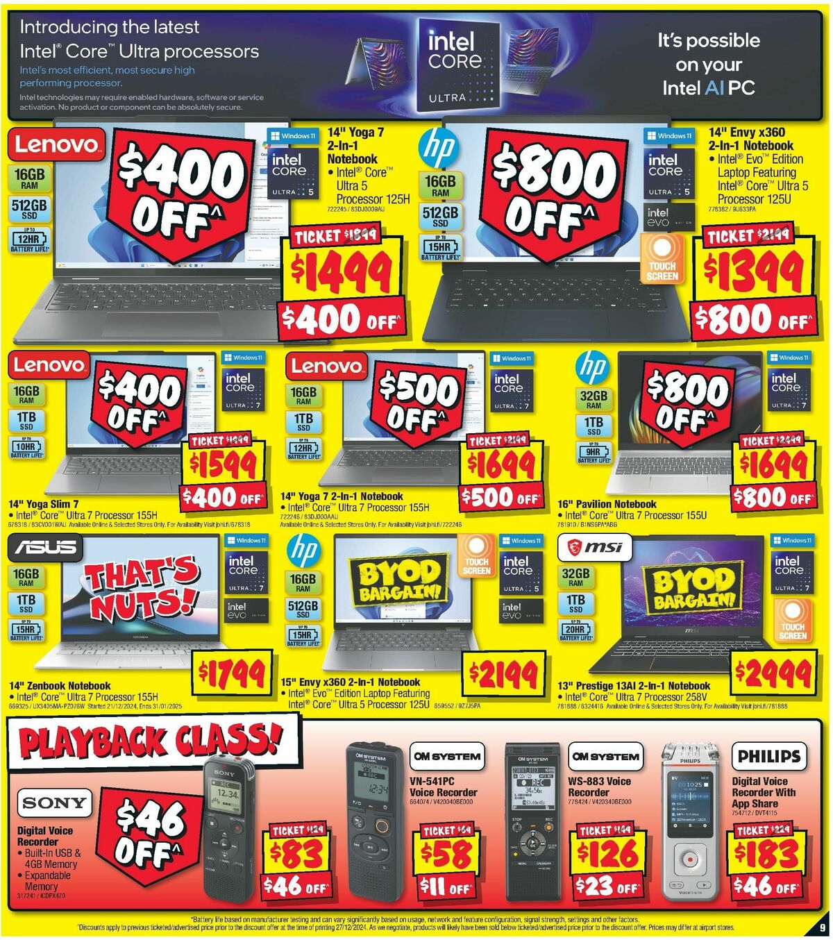 JB Hi-Fi School Time Sellout Catalogues from 9 January