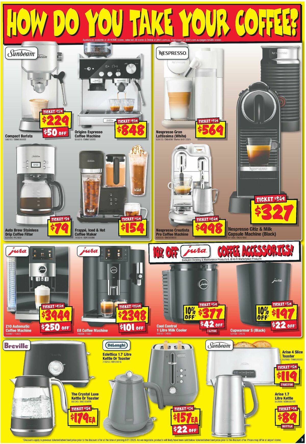 JB Hi-Fi Home Appliance Sellout Catalogues from 16 January