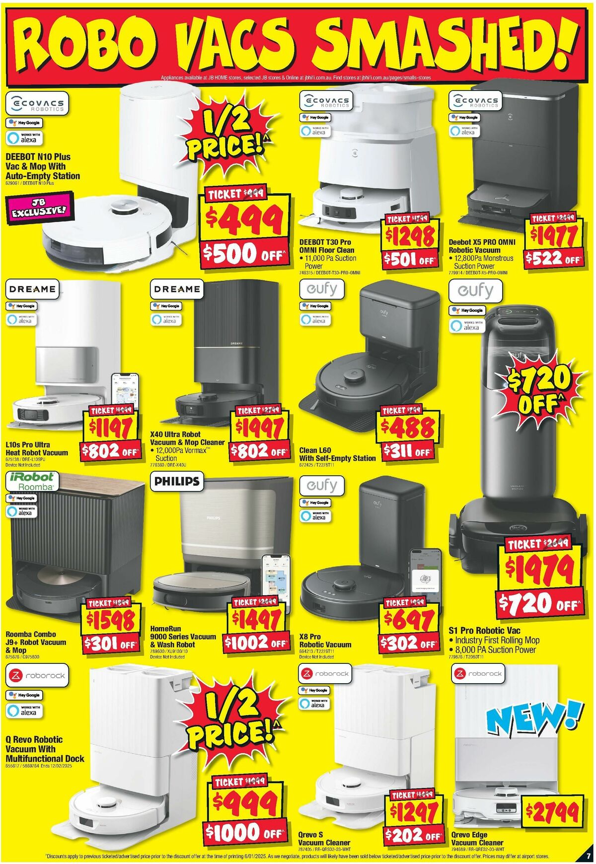 JB Hi-Fi Home Appliance Sellout Catalogues from 16 January