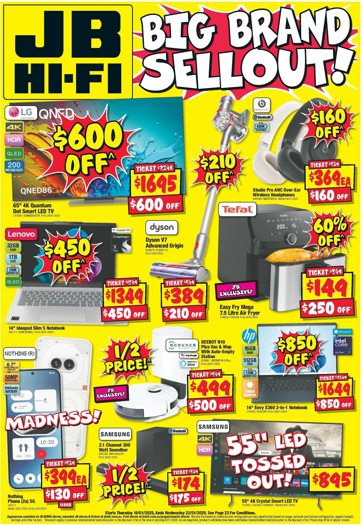 JB Hi-Fi Catalogues from 16 January