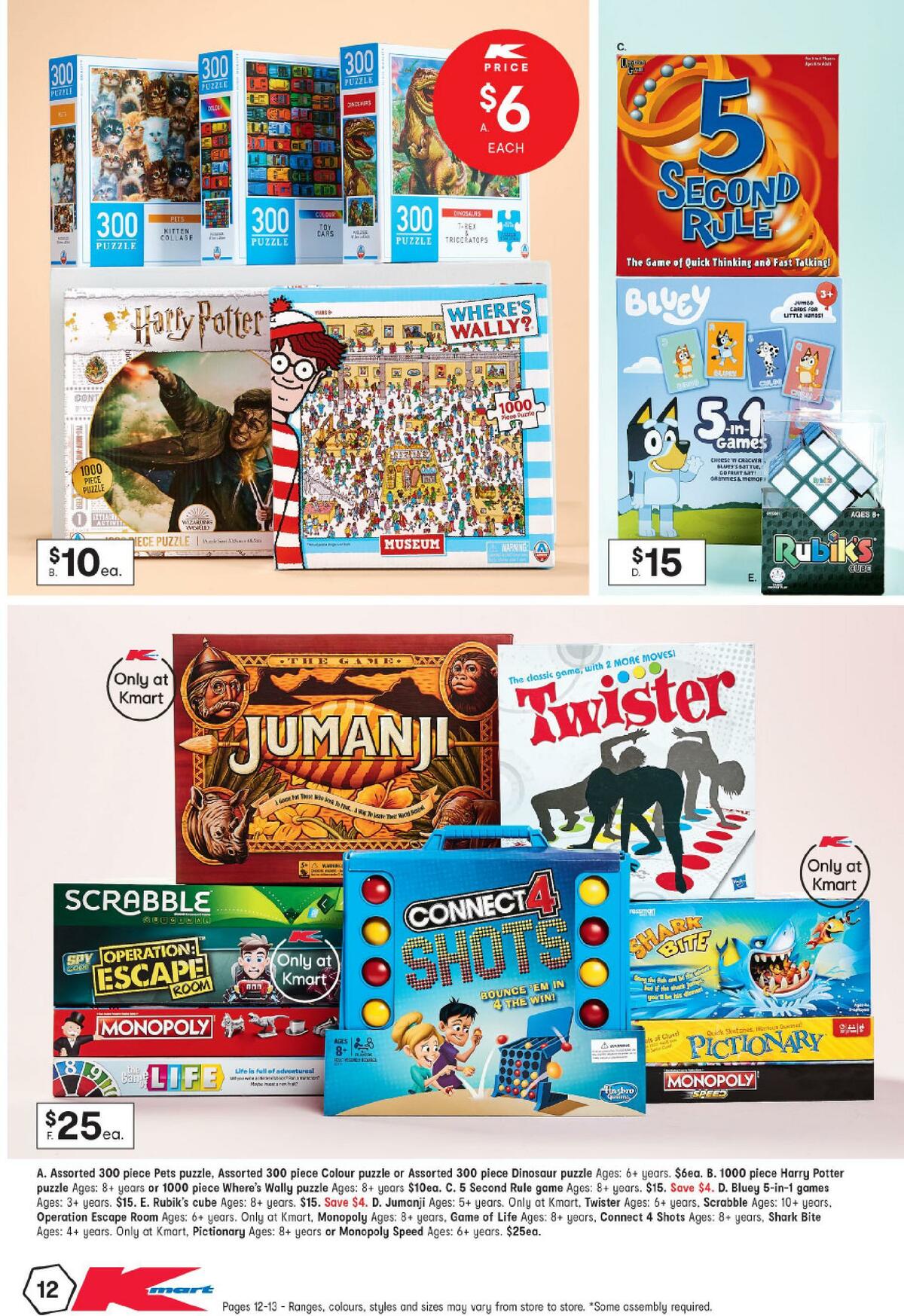 Kmart Endless School Holiday Fun Catalogues from 26 March