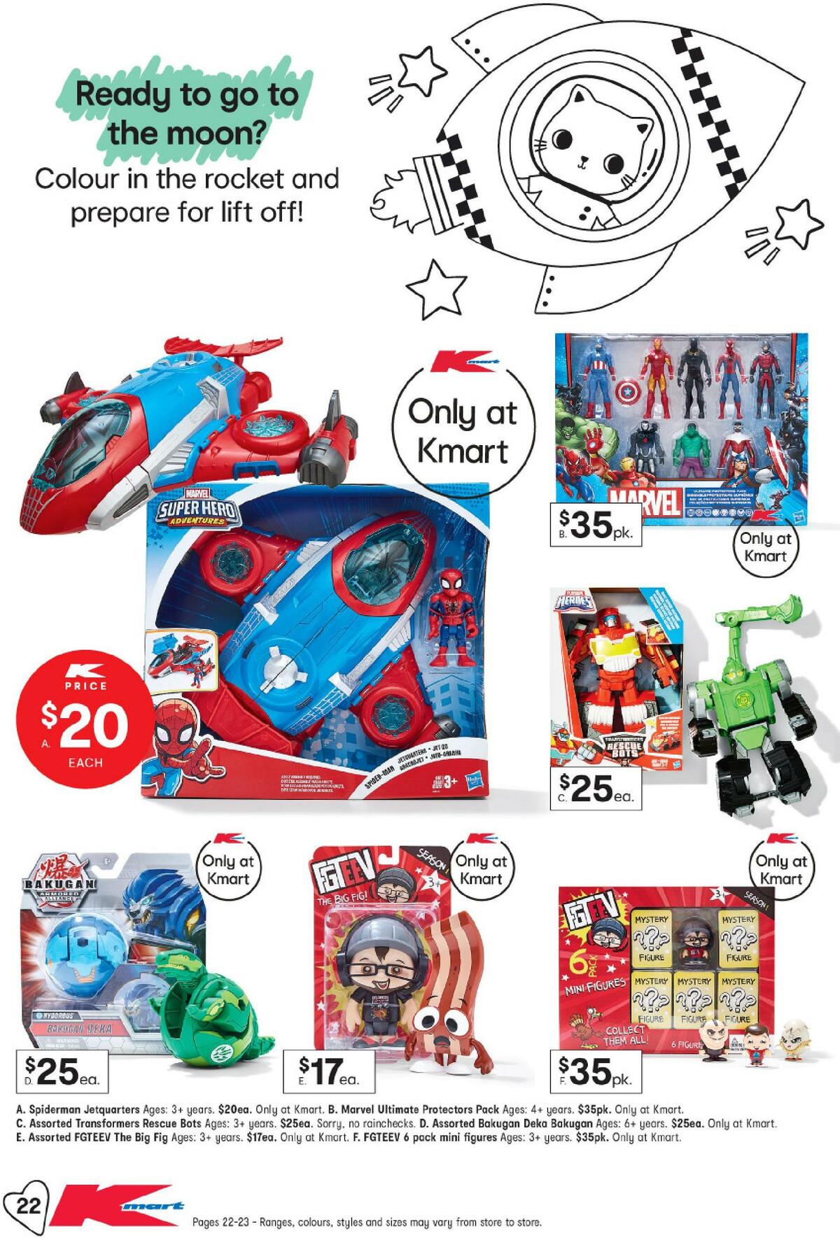 Kmart Endless School Holiday Fun Catalogues from 26 March