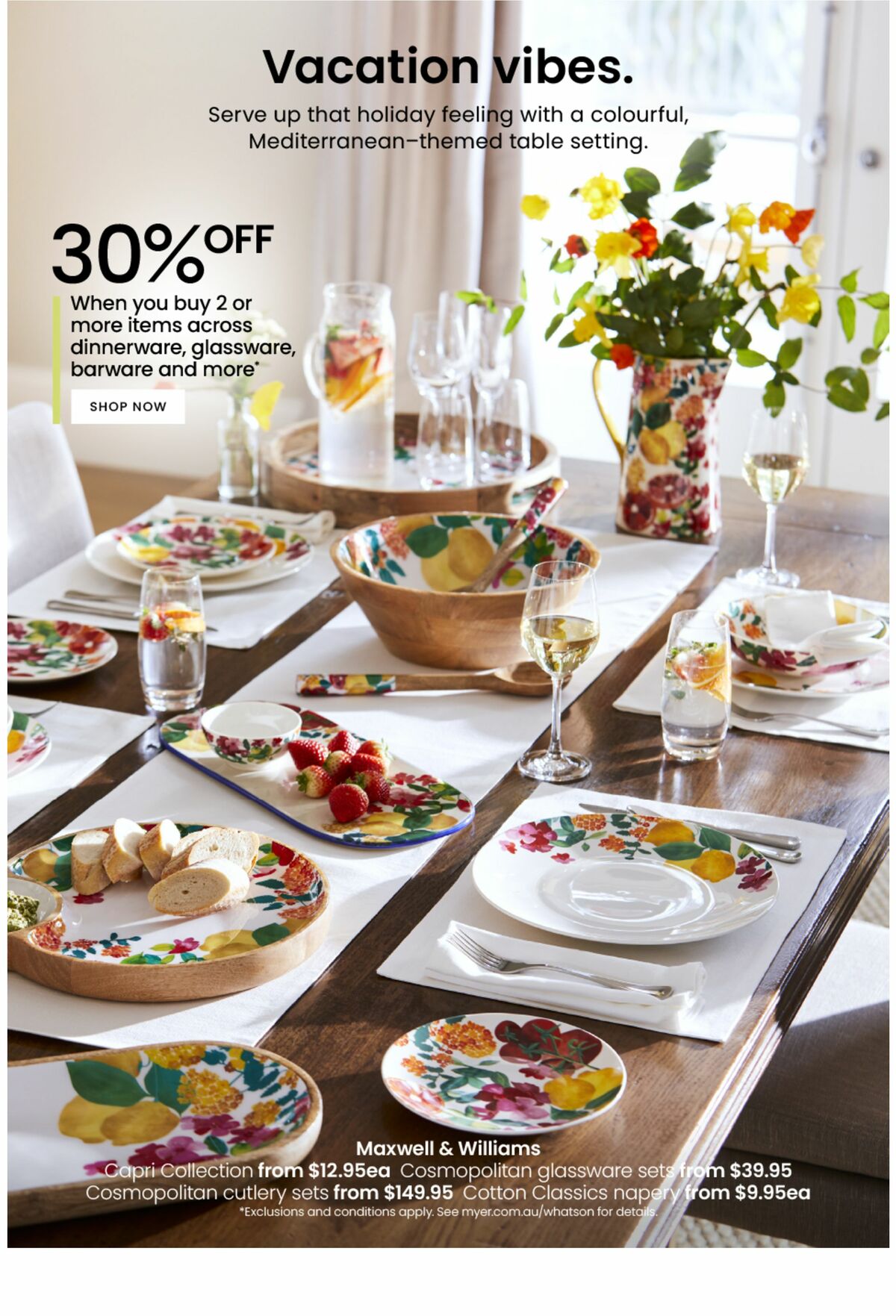 Myer Spring Style Home Catalogues from 8 August