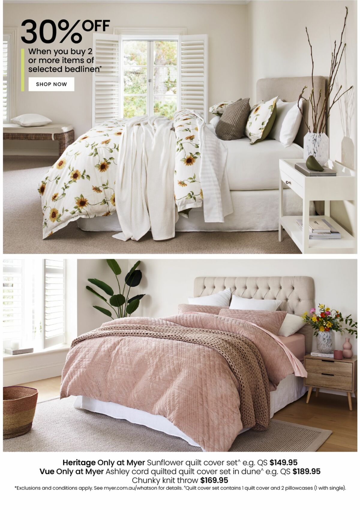 Myer Spring Style Home Catalogues from 8 August